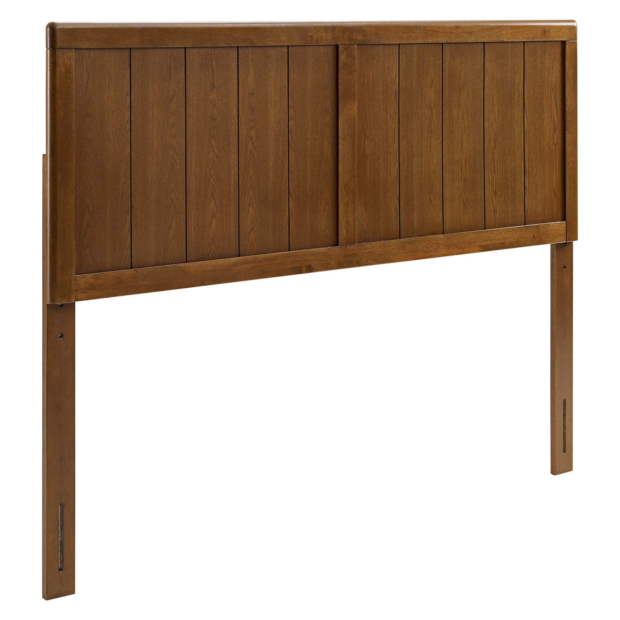Robbie Wood Twin Headboard, Walnut