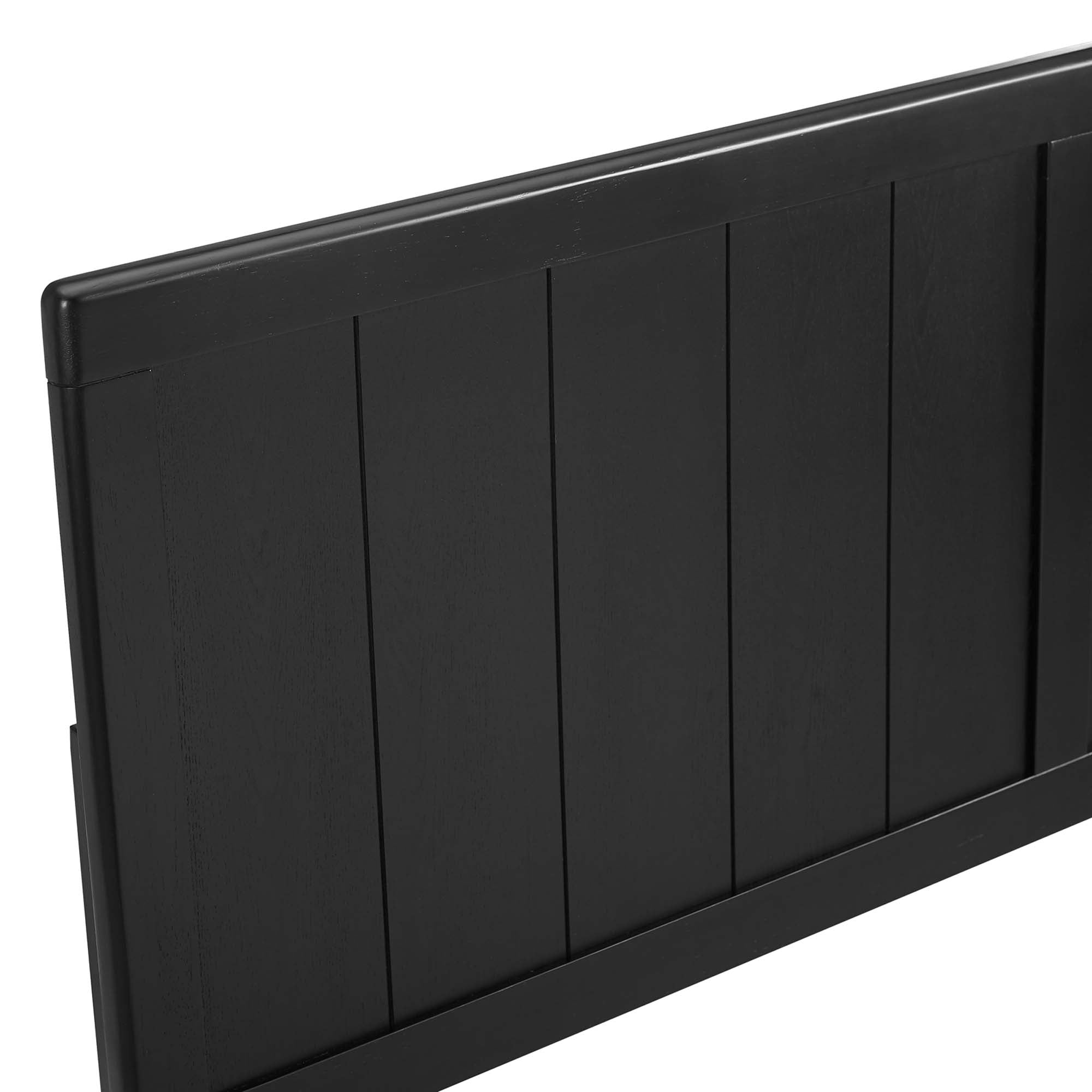 Robbie Wood Full Headboard, Black