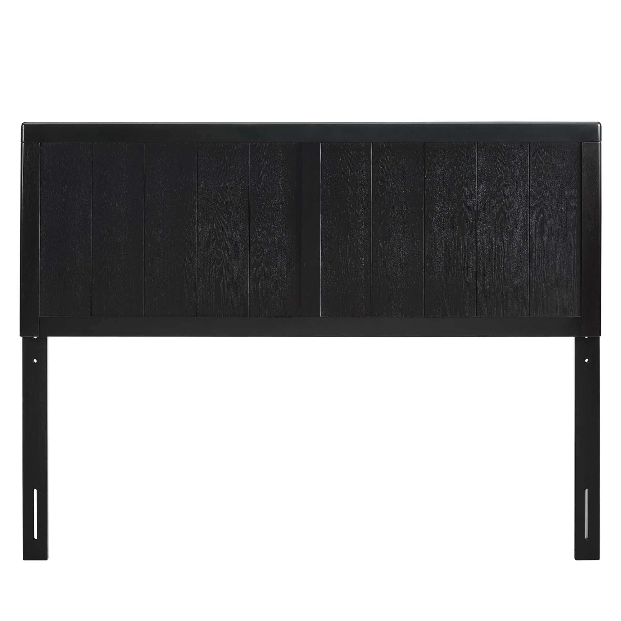Robbie Wood Queen Headboard, Black