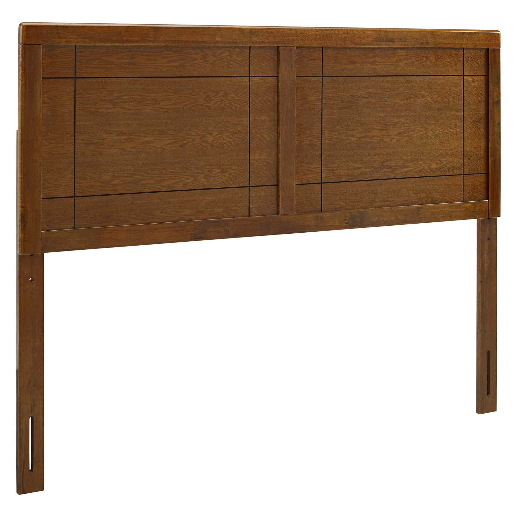 Archie Wood Full Headboard, Walnut