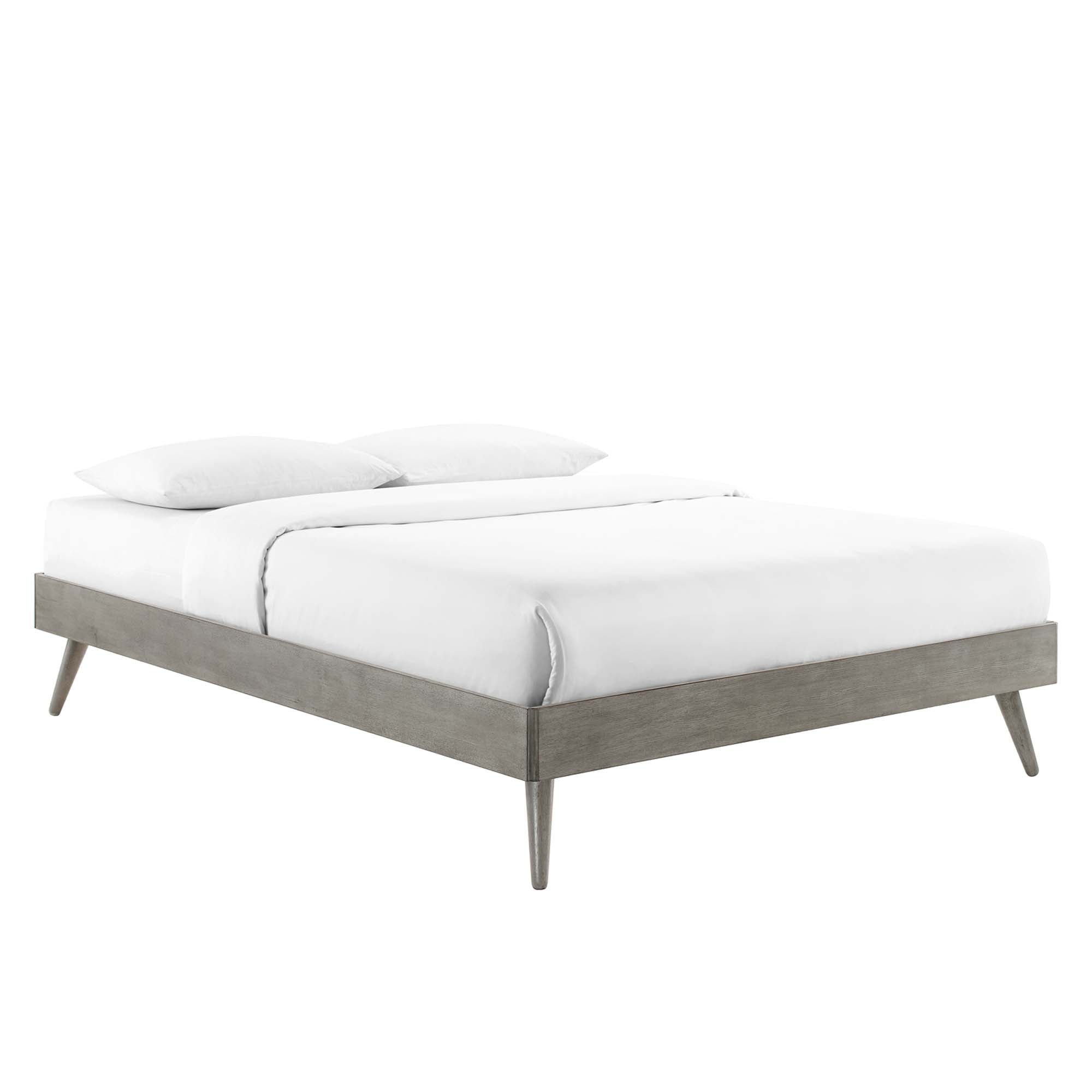 Margo Grey Twin Wood Platform Bed Frame