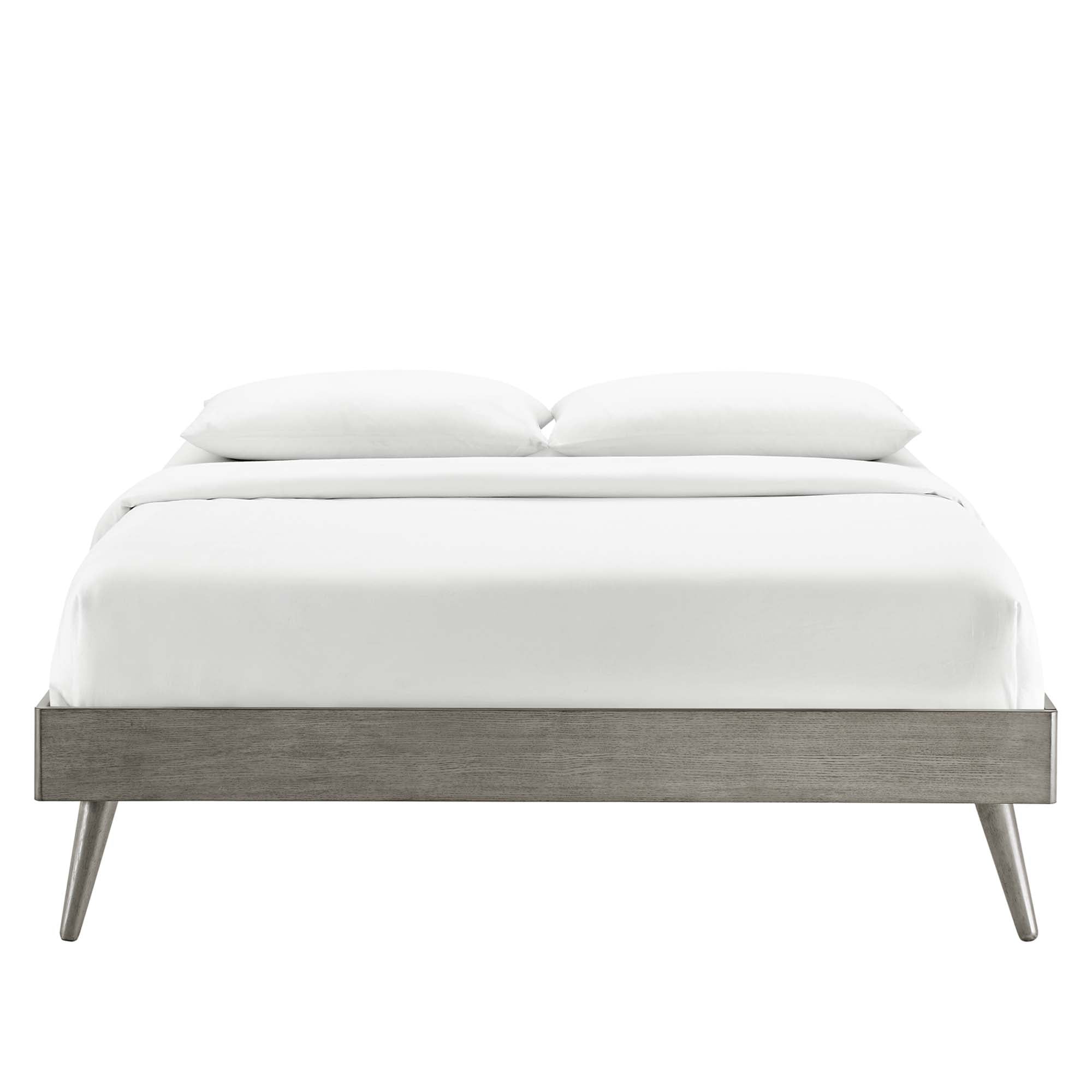 Margo Grey Twin Wood Platform Bed Frame