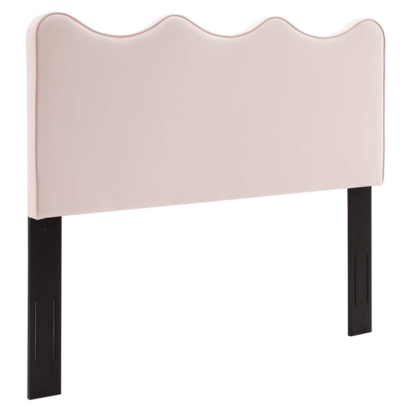Athena Performance Velvet Full/Queen Headboard, Pink