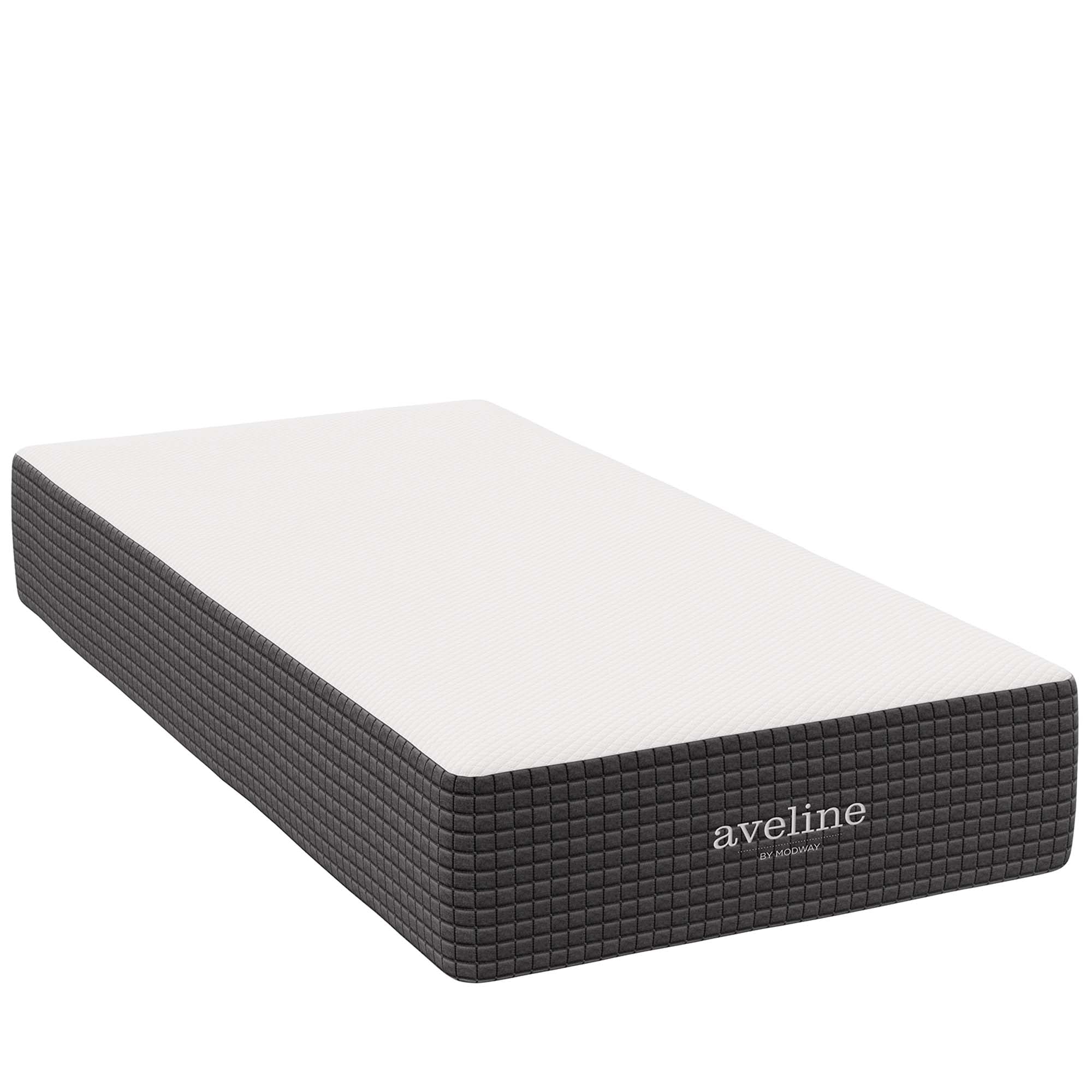 Aveline 12" Memory Foam Twin Mattress, White