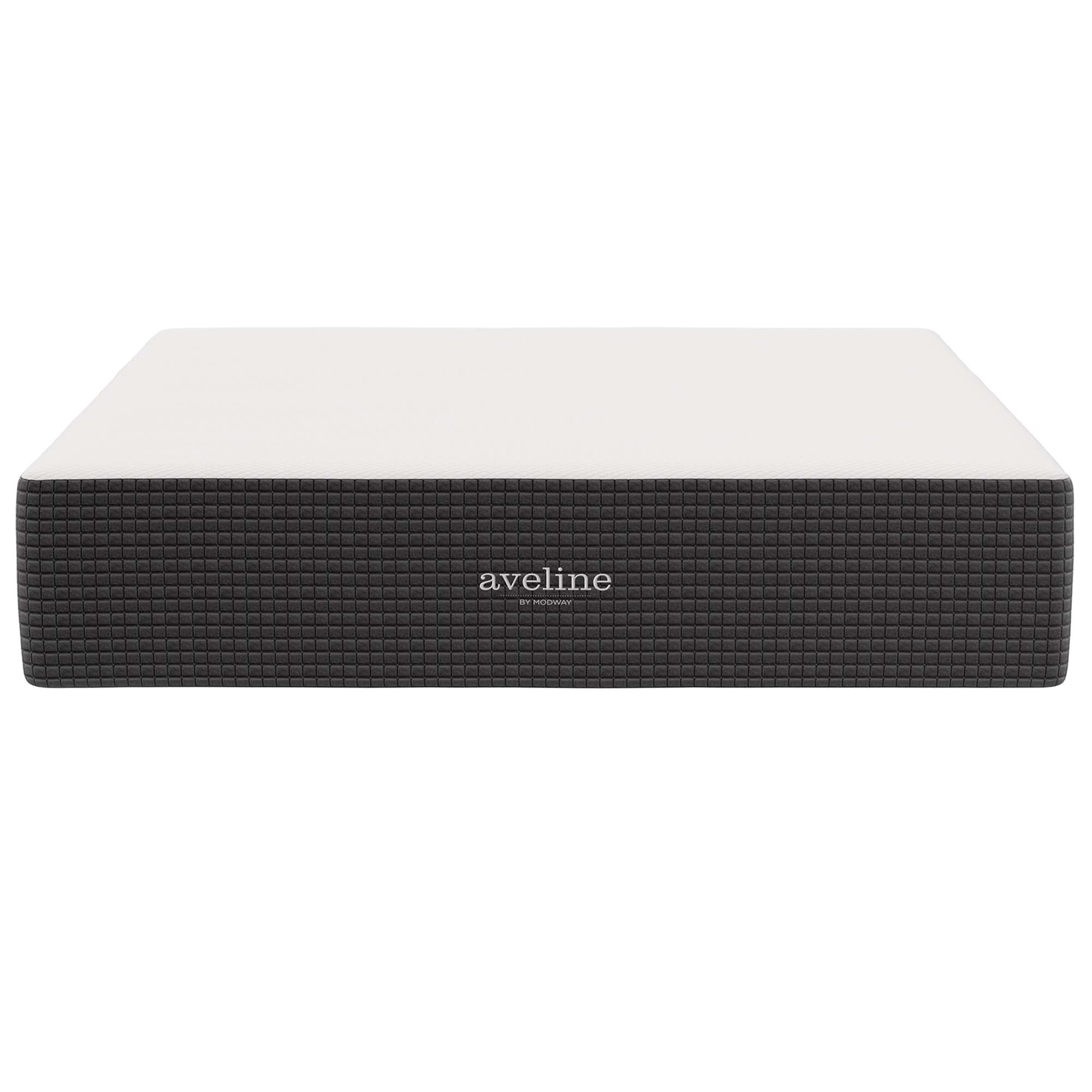 Aveline 16" Memory Foam King Mattress, White