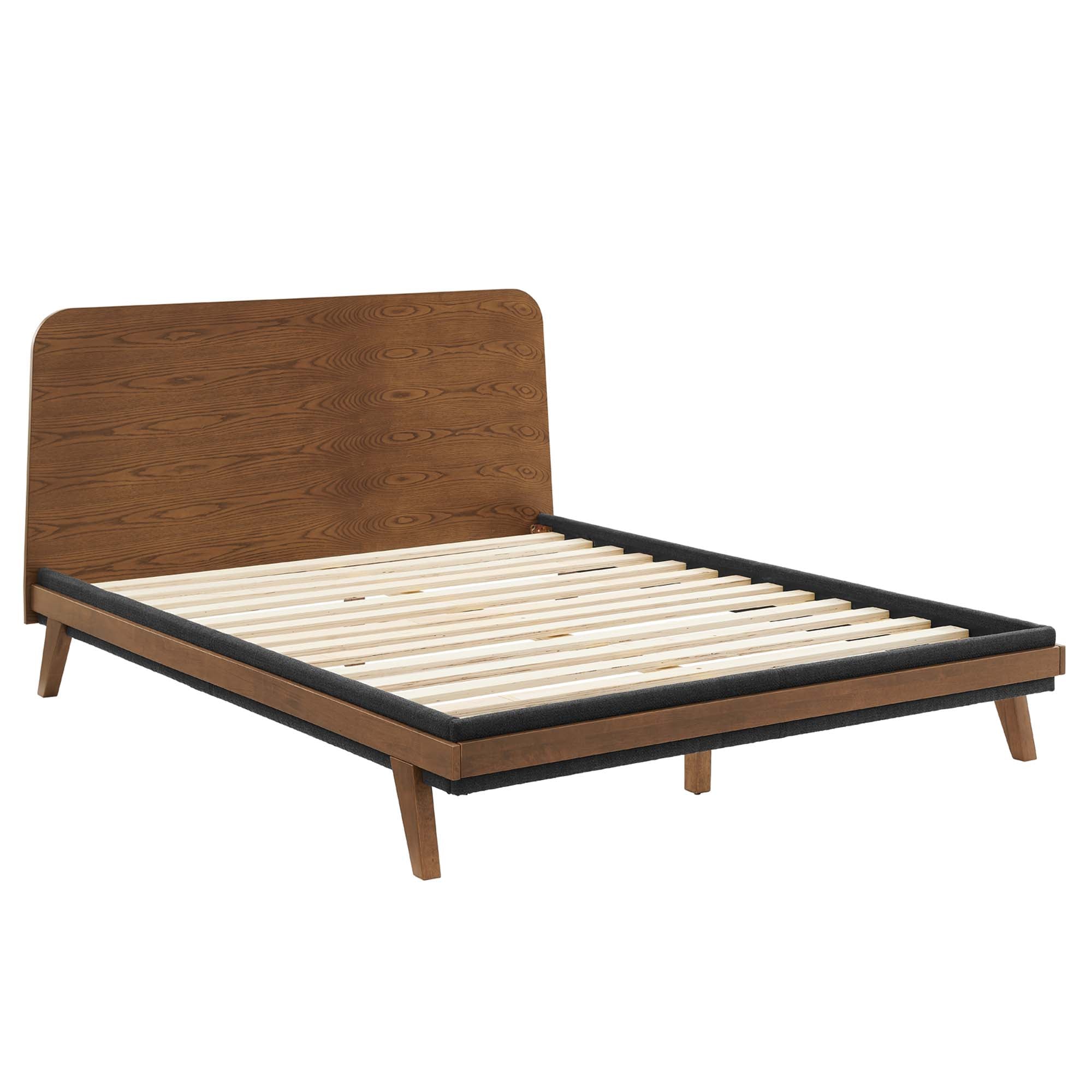 Dylan Walnut Queen Platform Bed