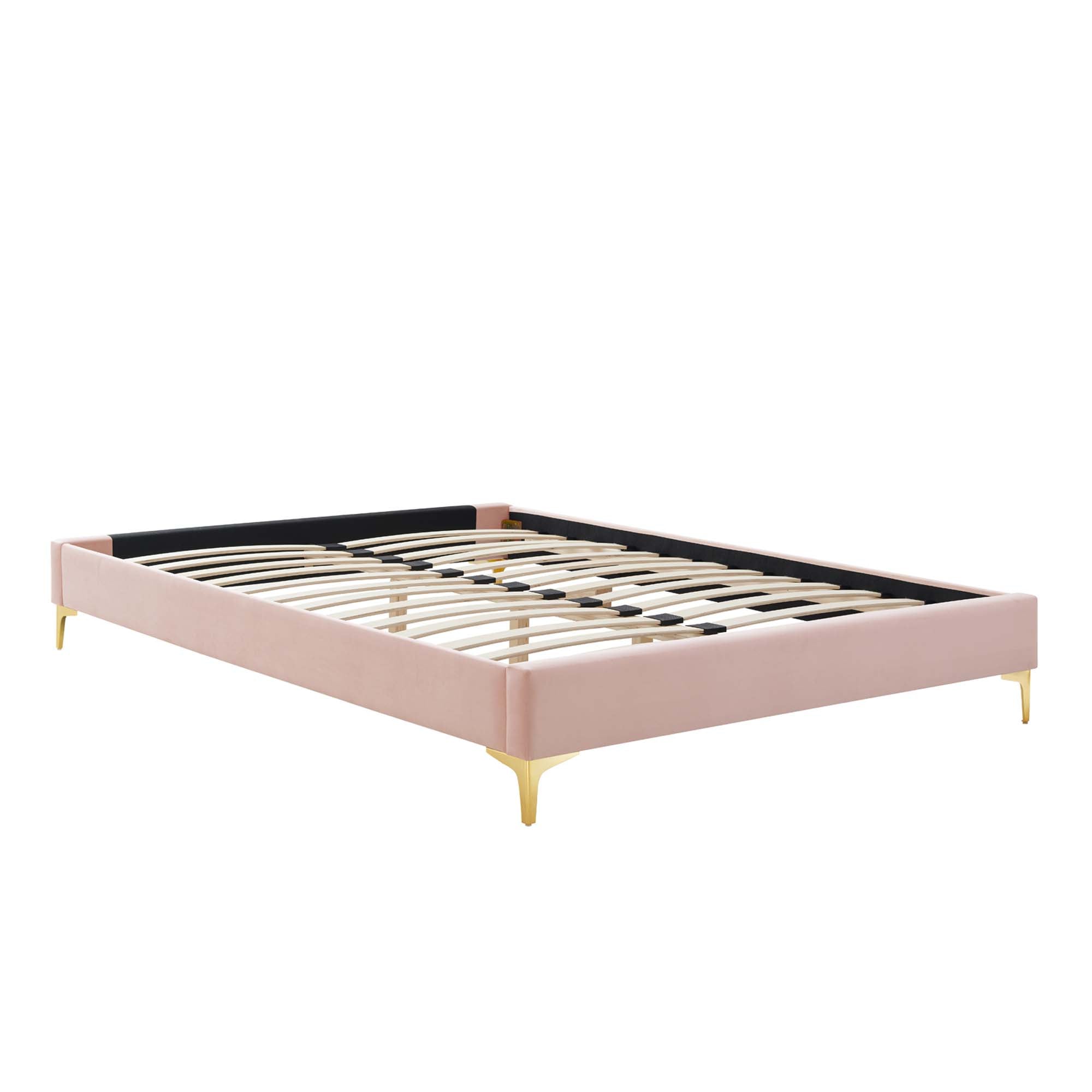 Amber Pink King Platform Bed