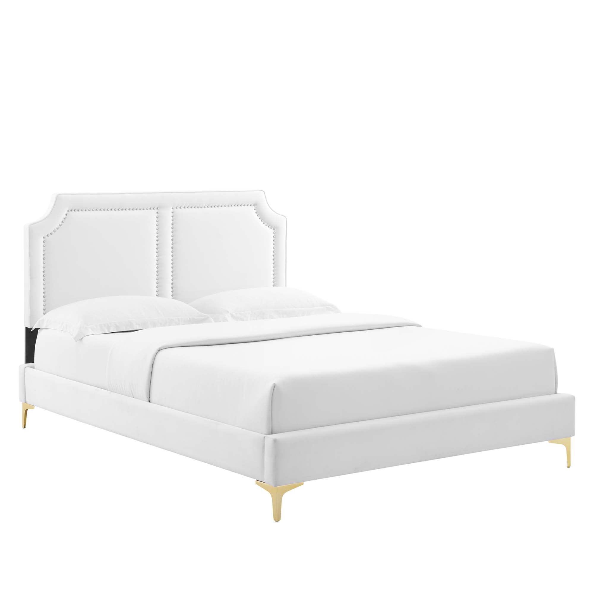 Novi Dusty Rose Performance Velvet King Bed