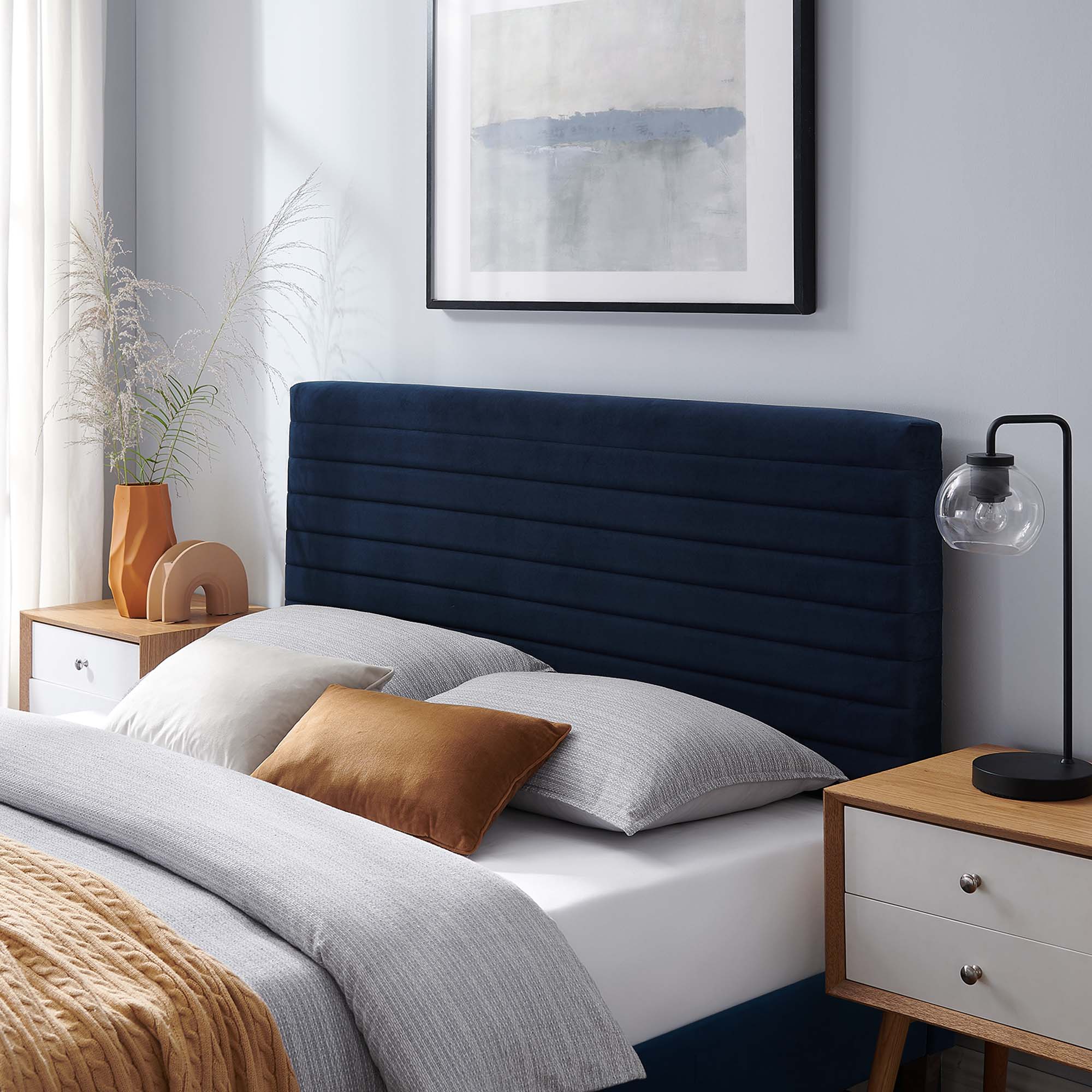 Tranquil Full/Queen Headboard, Midnight Blue