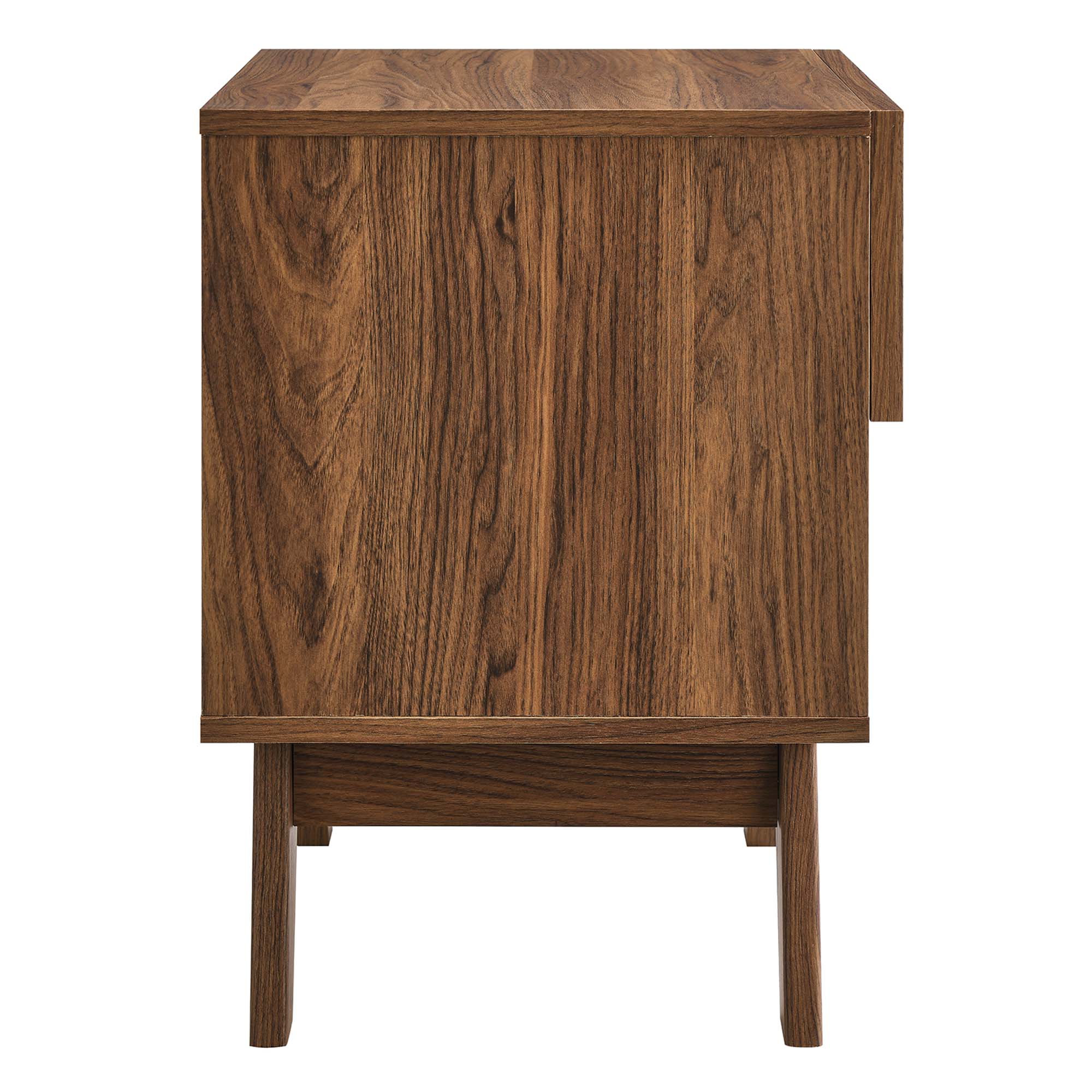 Soma 1-Drawer Nightstand, Walnut