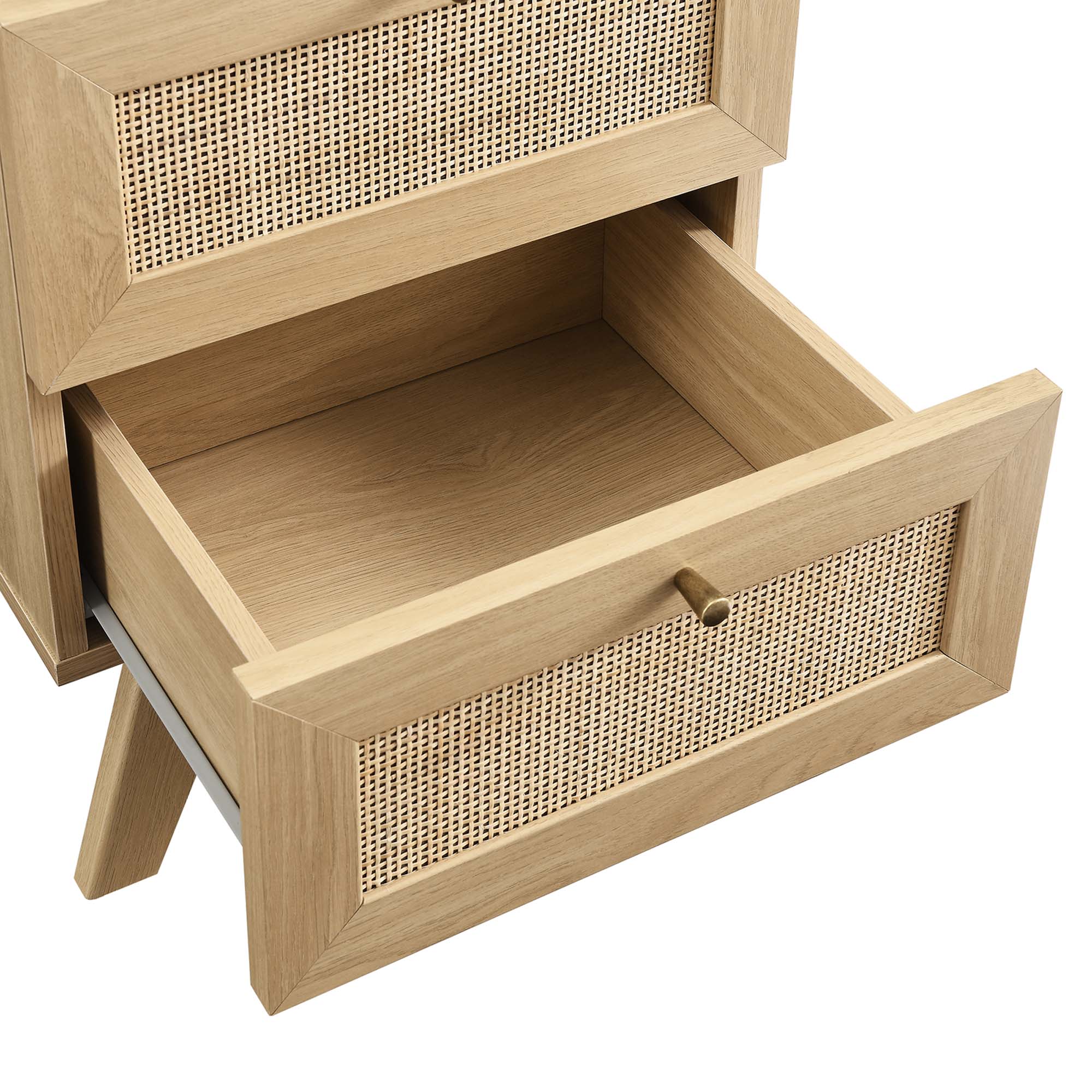 Soma 2-Drawer Nightstand, Oak