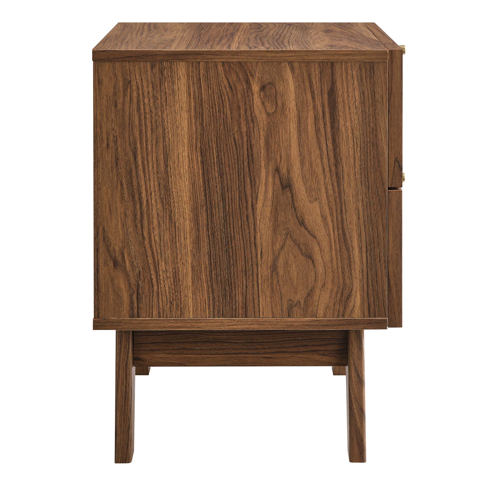 Soma 2-Drawer Nightstand, Walnut