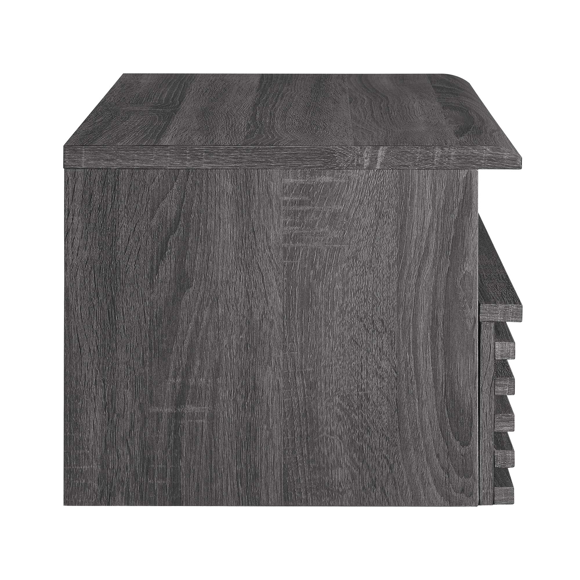 Render Wall-Mount Nightstand, Charcoal