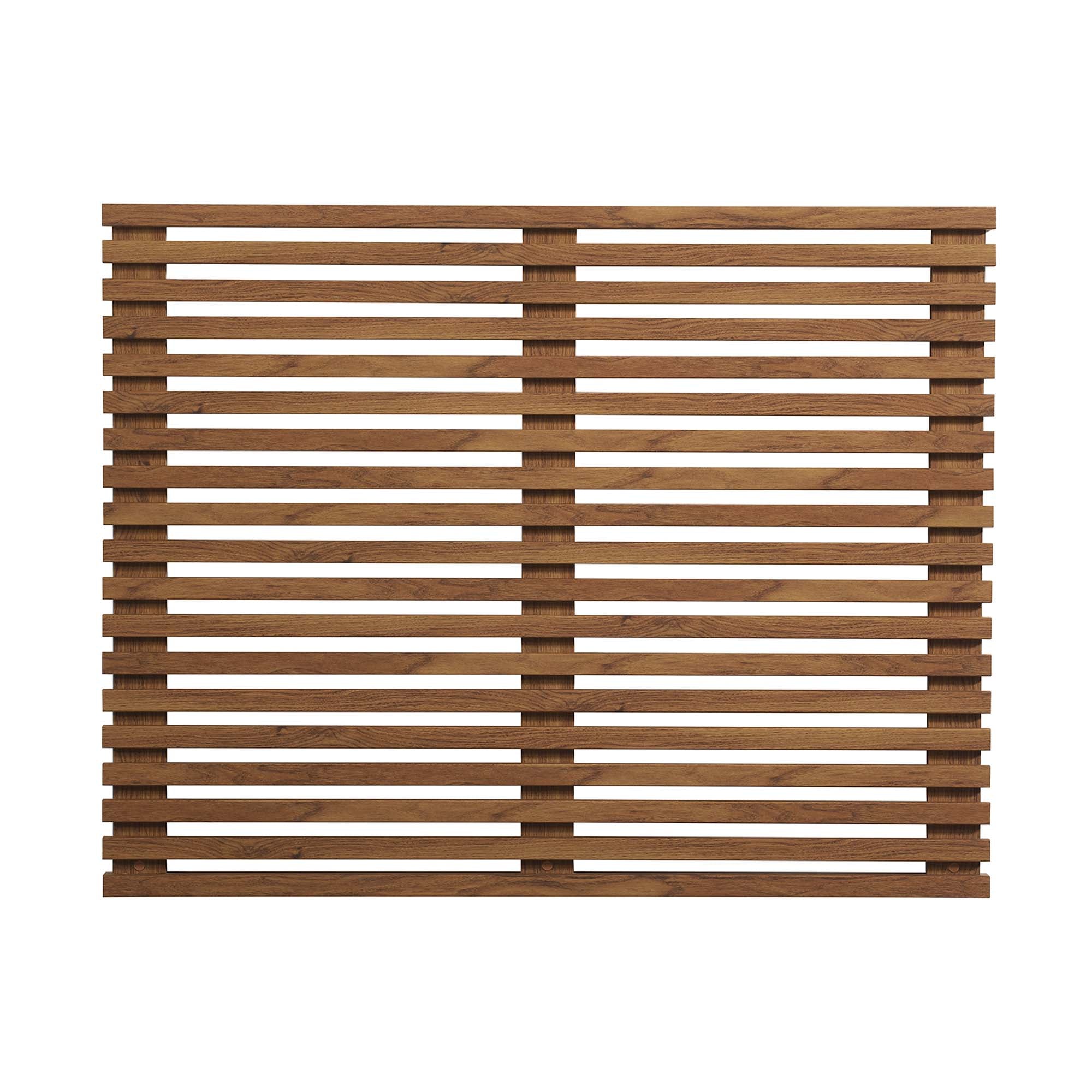 Render Wall Mount Twin Headboard, Walnut