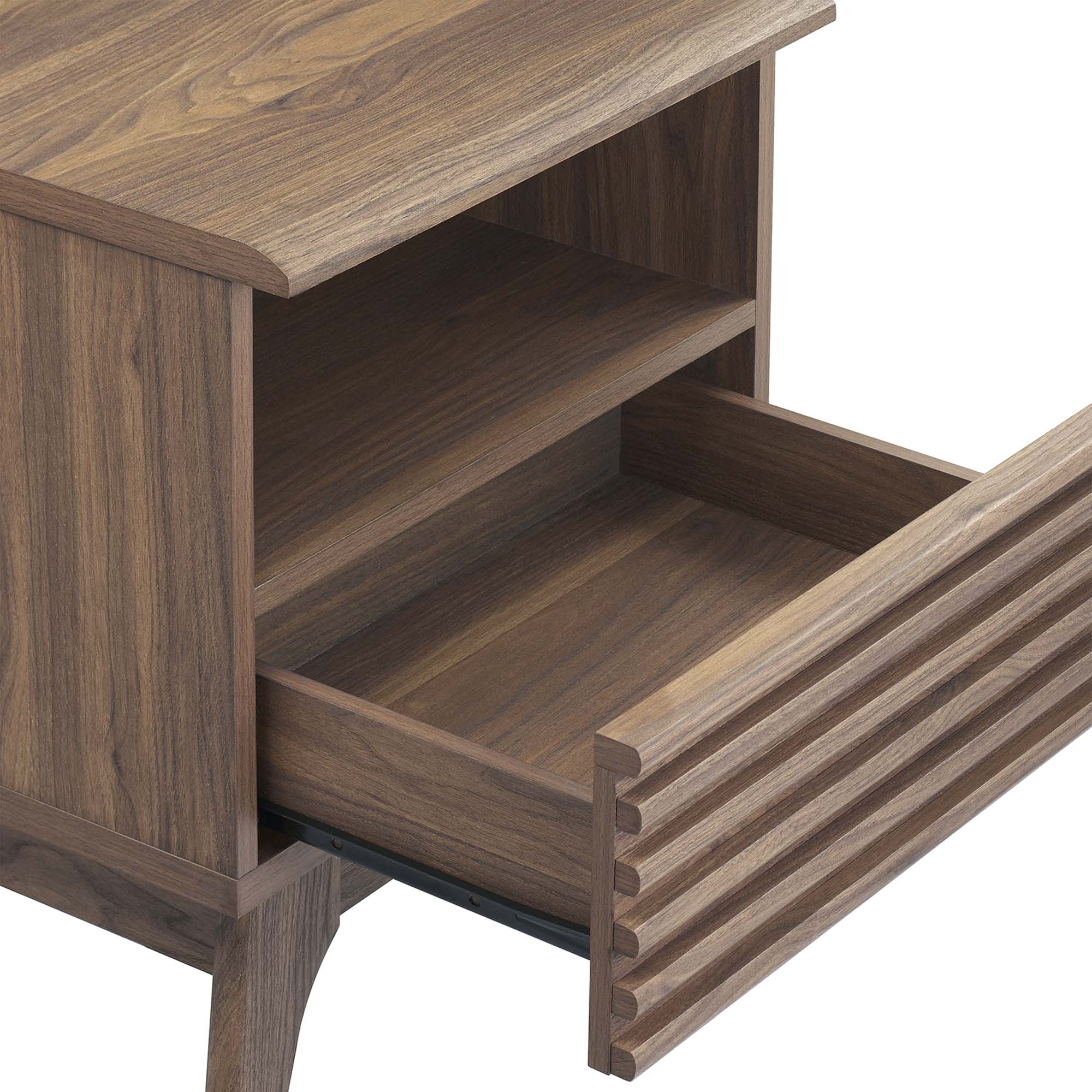 Render Nightstand, Walnut