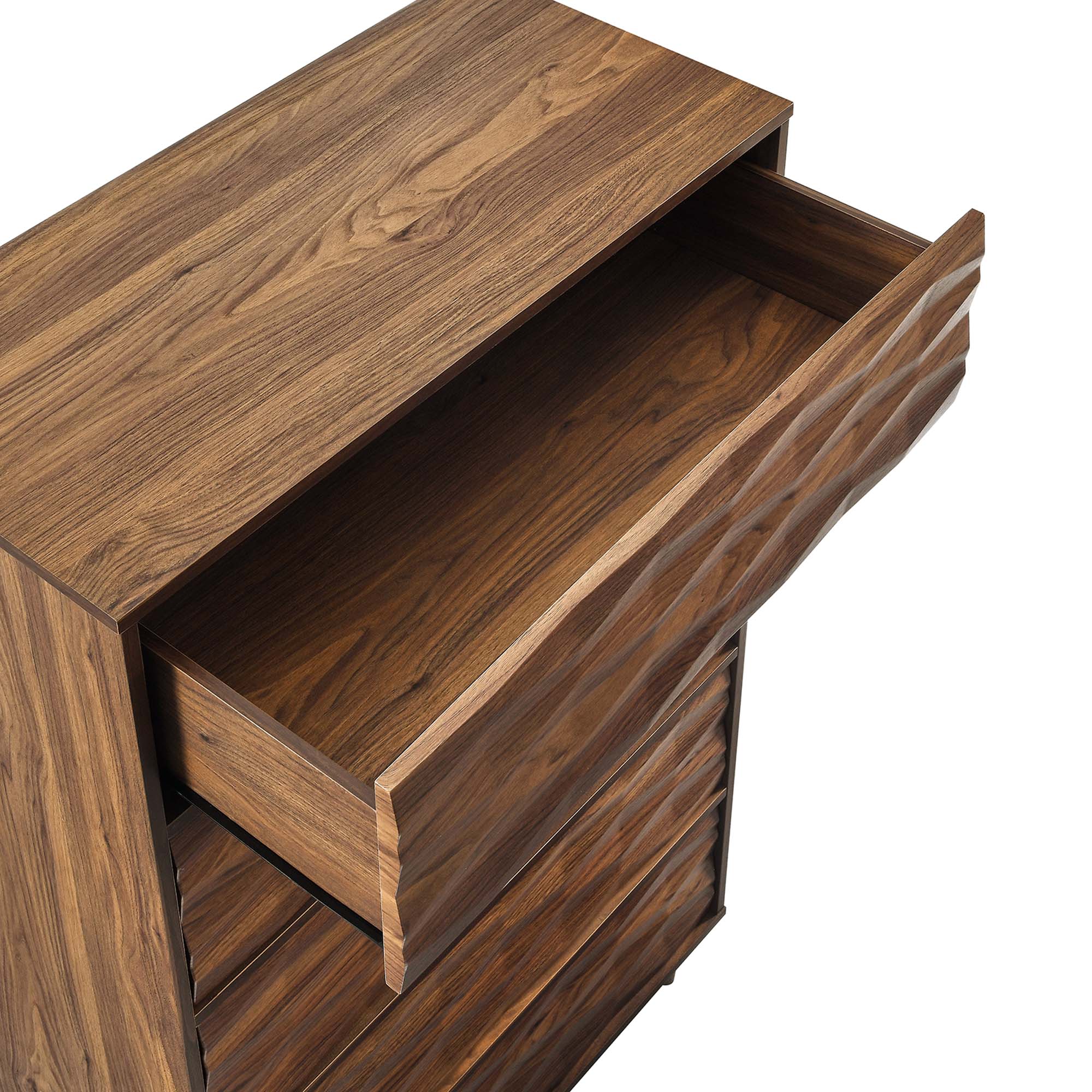 Vespera 5-Drawer Chest, Walnut
