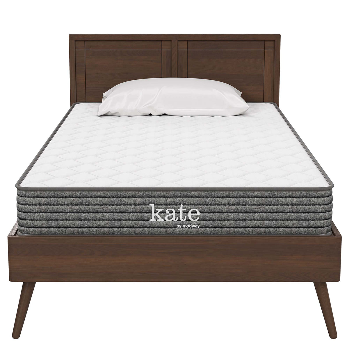 Kate 6" Narrow Twin Mattress, White