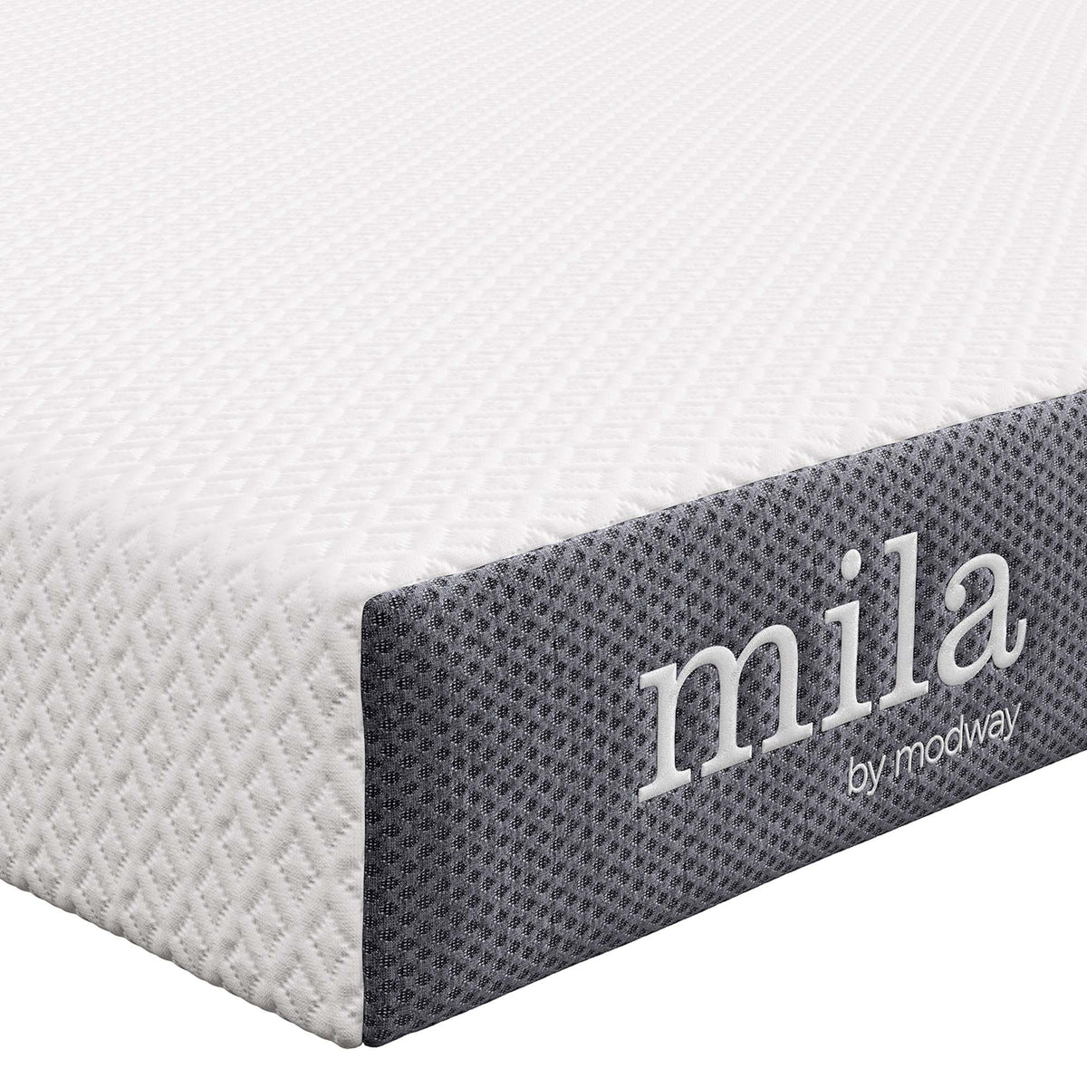 Mila 5" Narrow Twin Mattress, White