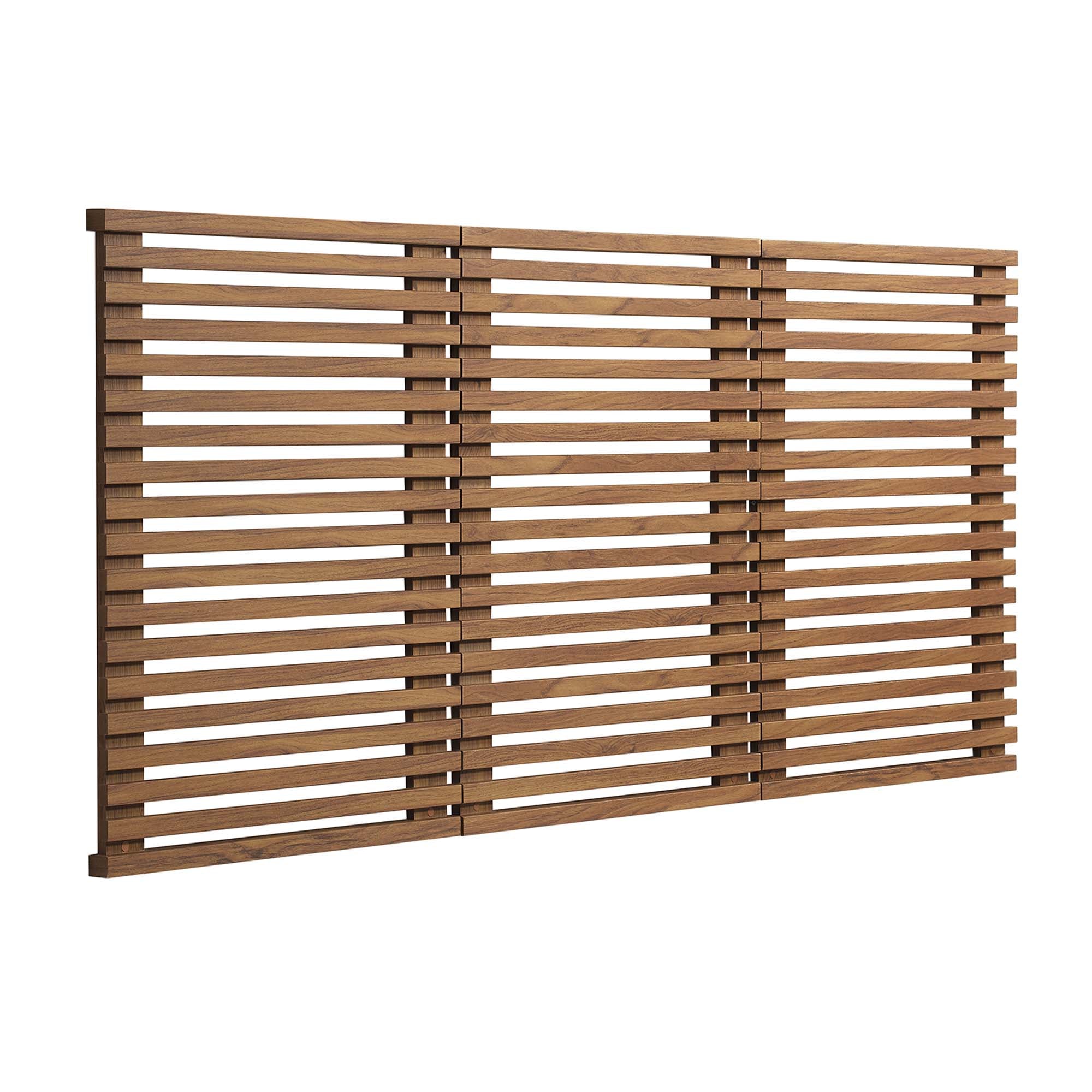 Render Wall Mount Queen Headboard, Walnut