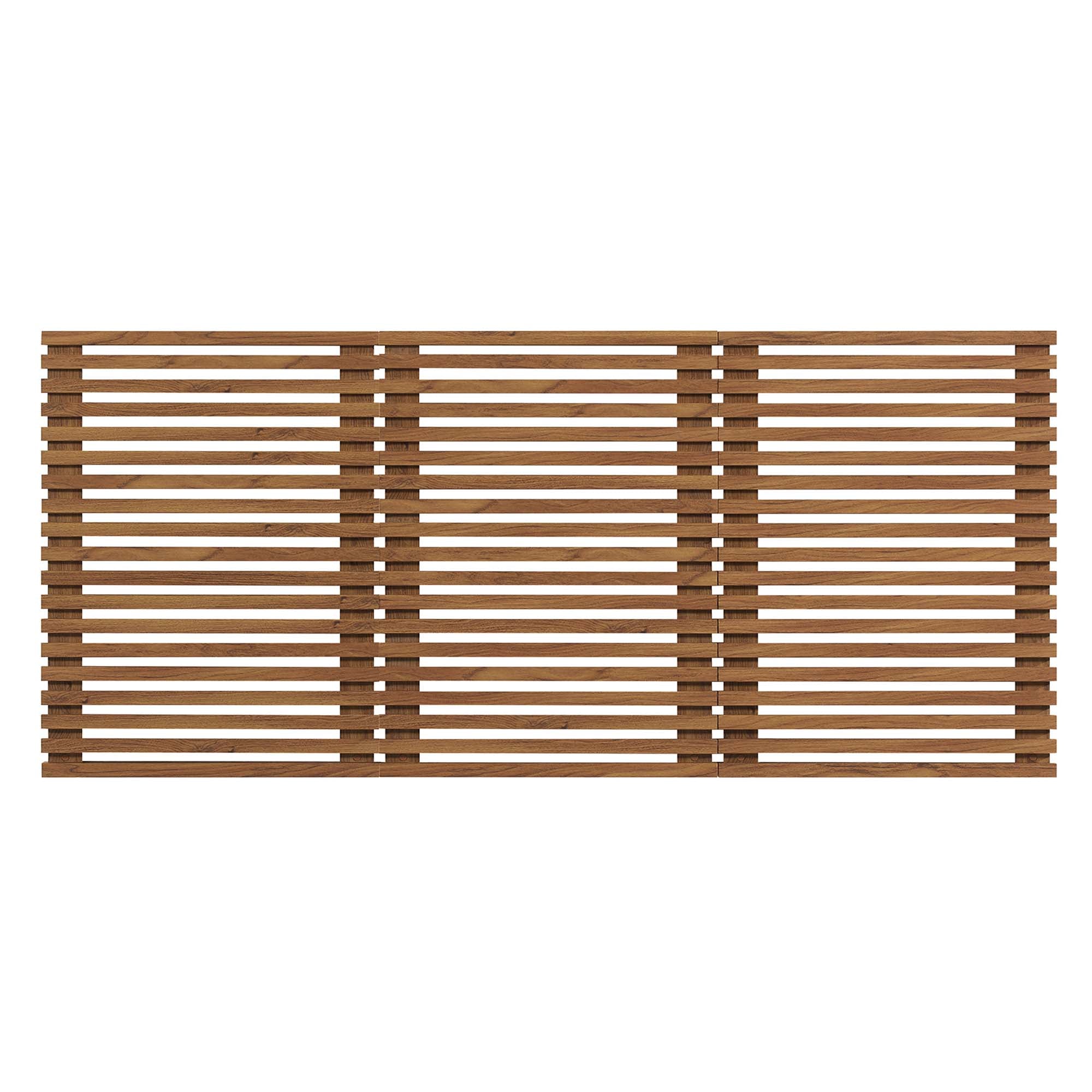 Render Wall Mount Queen Headboard, Walnut