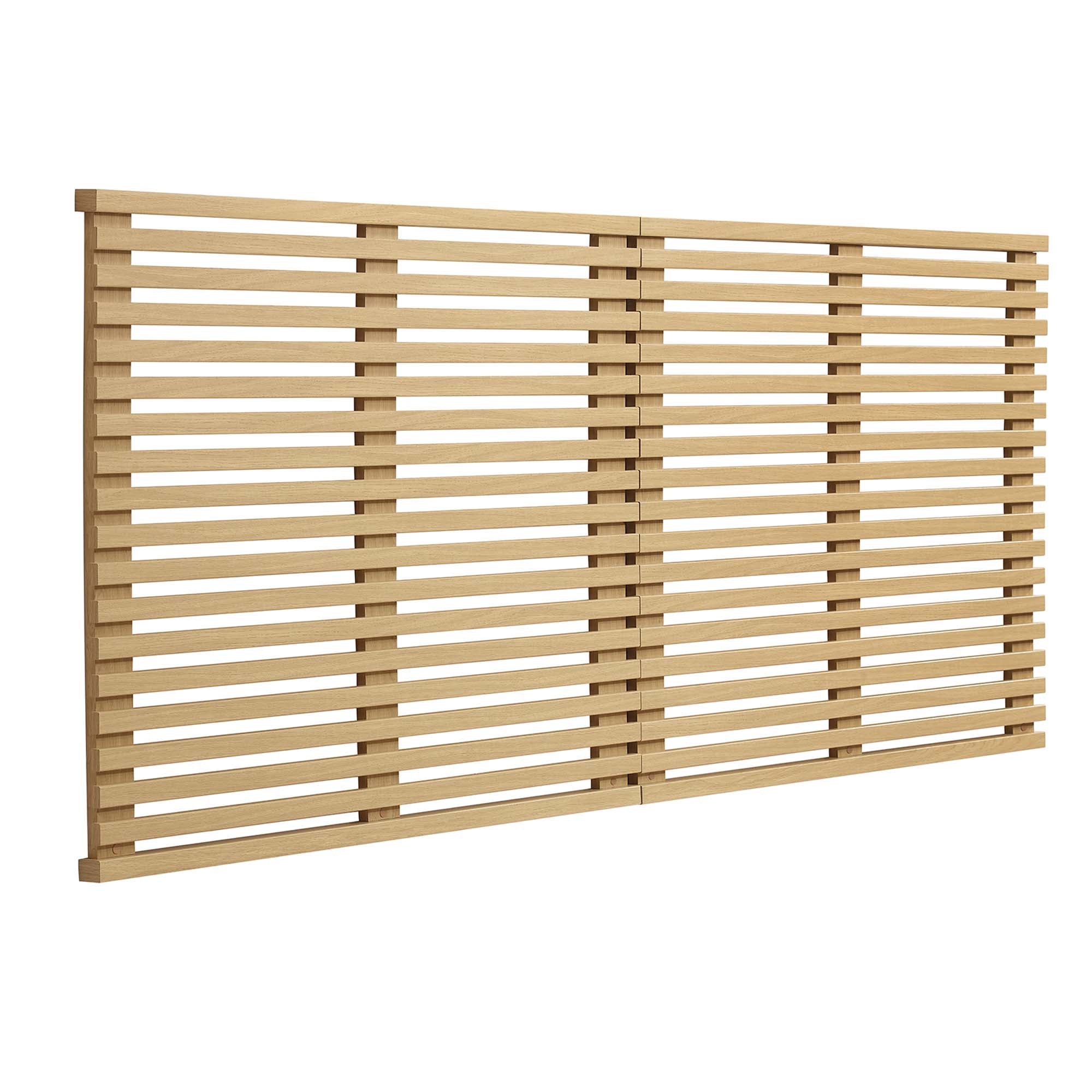 Render Wall Mount King Headboard, Oak