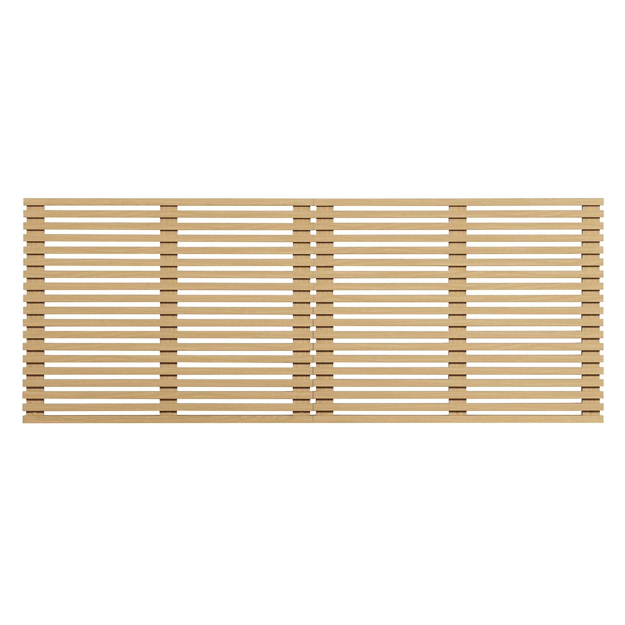 Render Wall Mount King Headboard, Oak