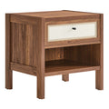 Capri Wood Grain Nightstand, Walnut