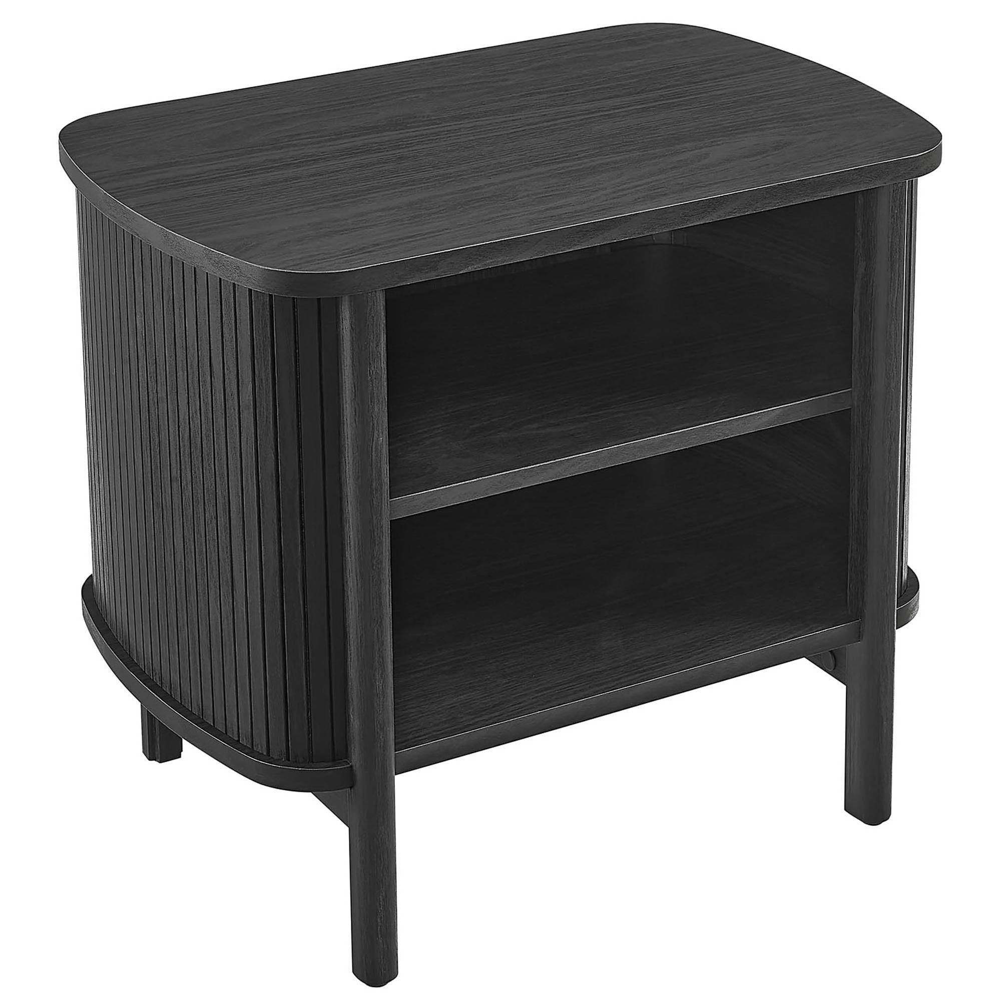 Cadence Open Nightstand, Black