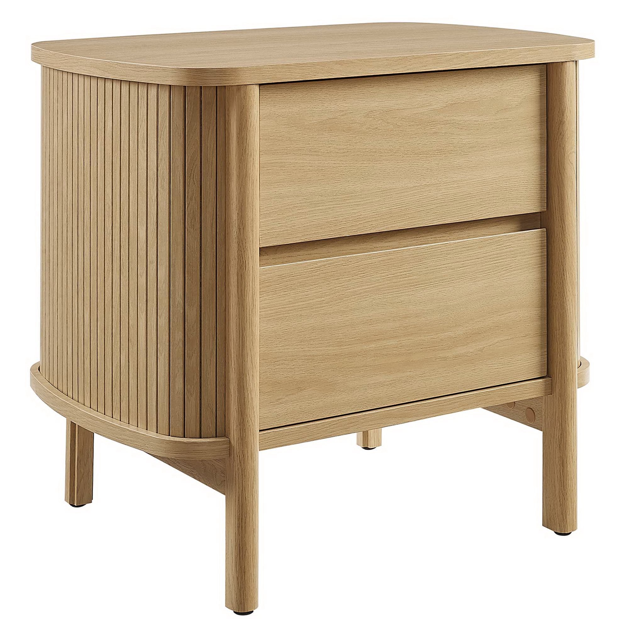 Cadence 2-Drawer Nightstand, Oak