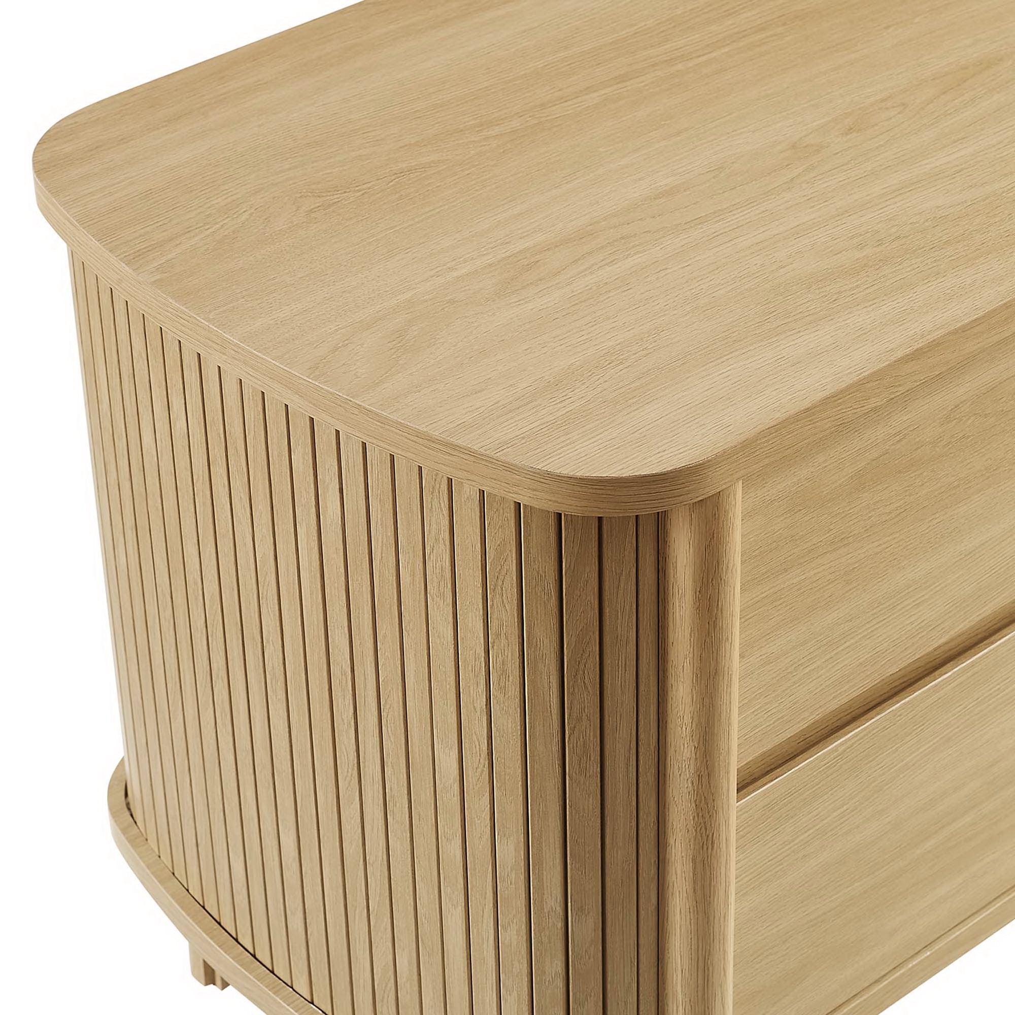 Cadence 2-Drawer Nightstand, Oak