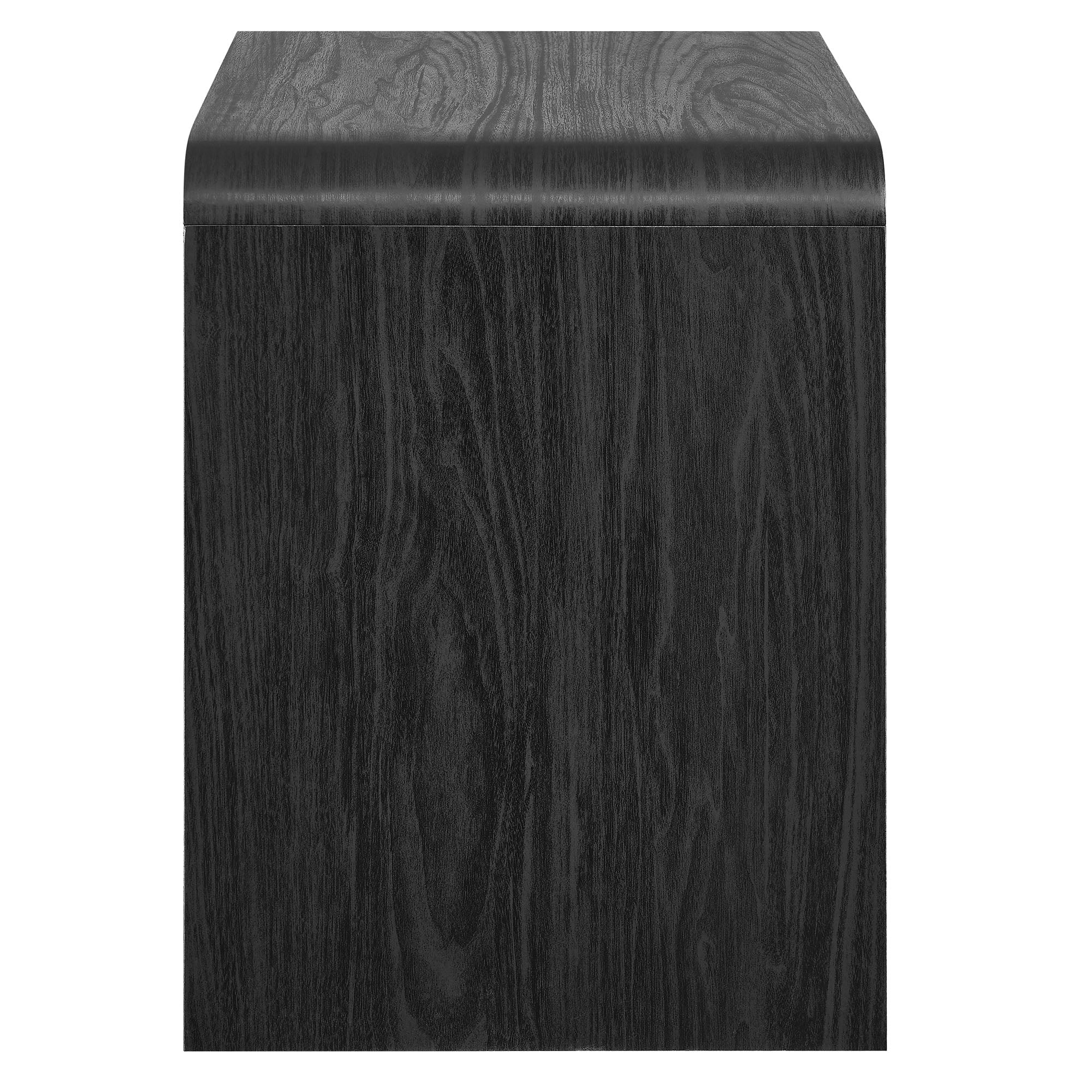 Toscana 1-Drawer Nightstand, Black