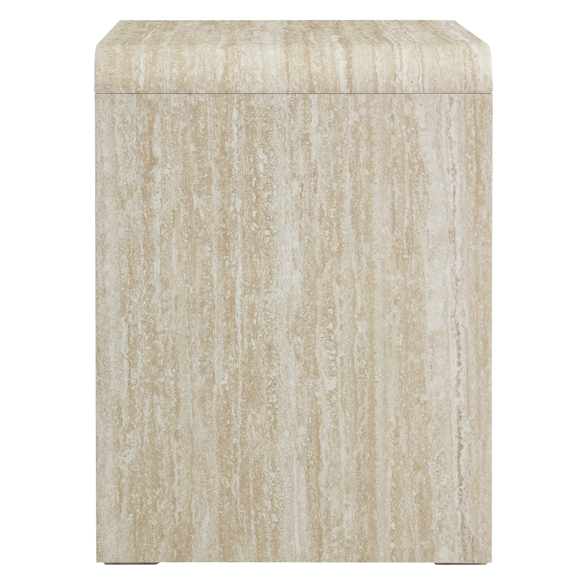 Toscana 1-Drawer Nightstand, Travertine