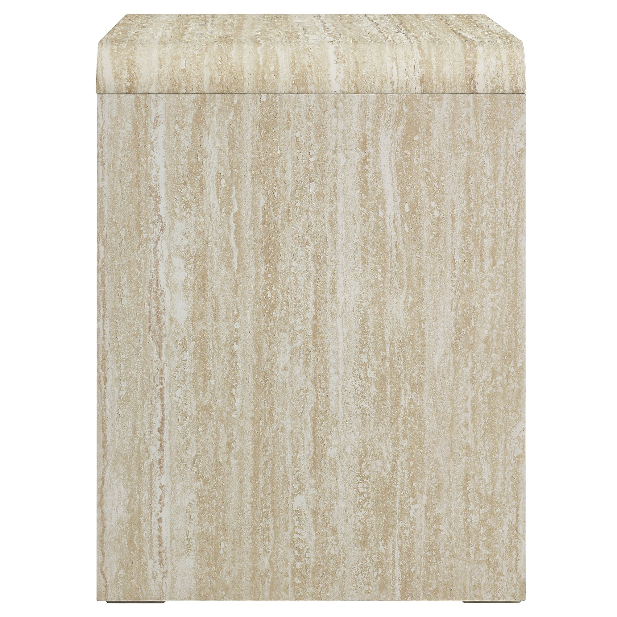 Toscana 2-Drawer Nightstand, Travertine