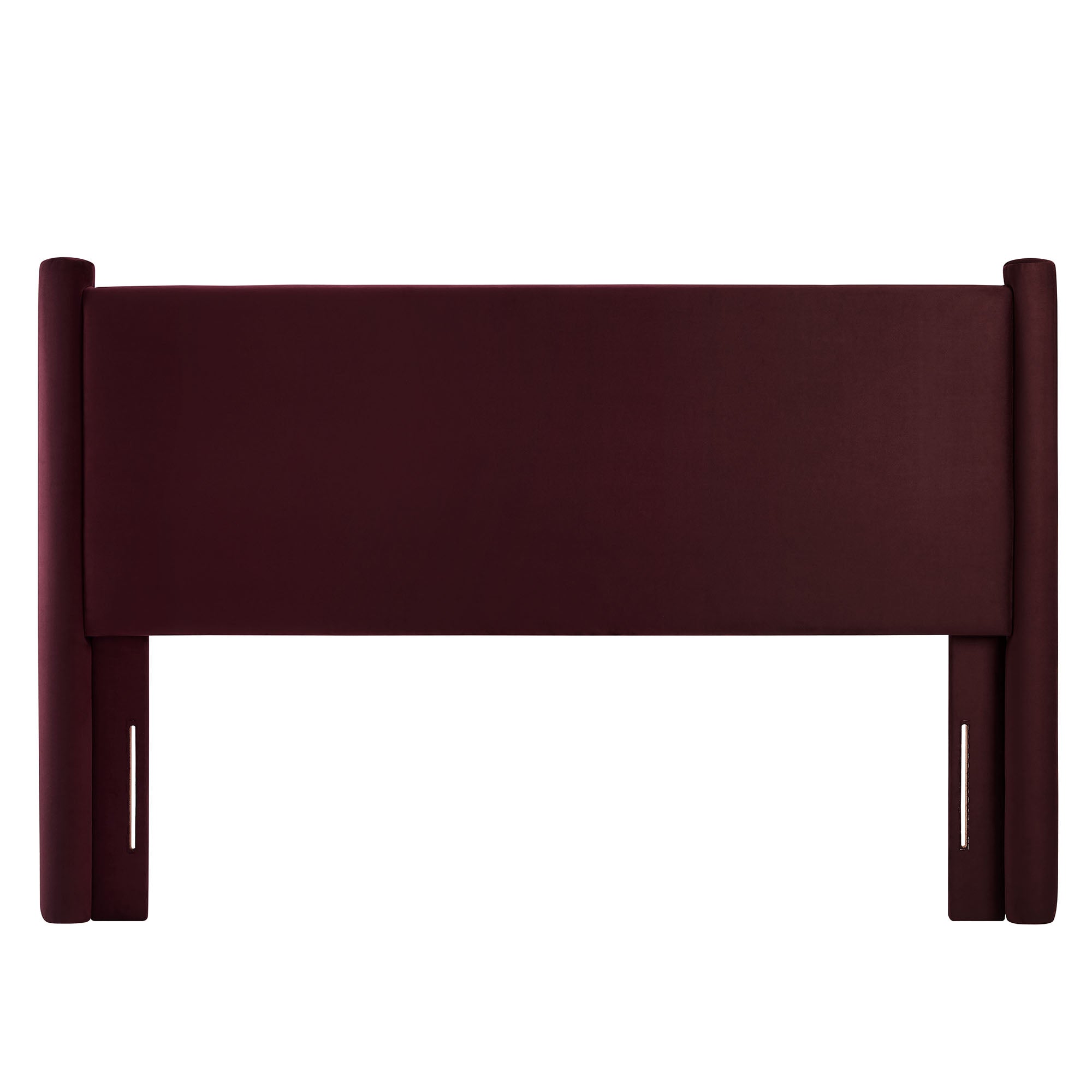 Rael Performance Velvet Full Headboard, Mulberry