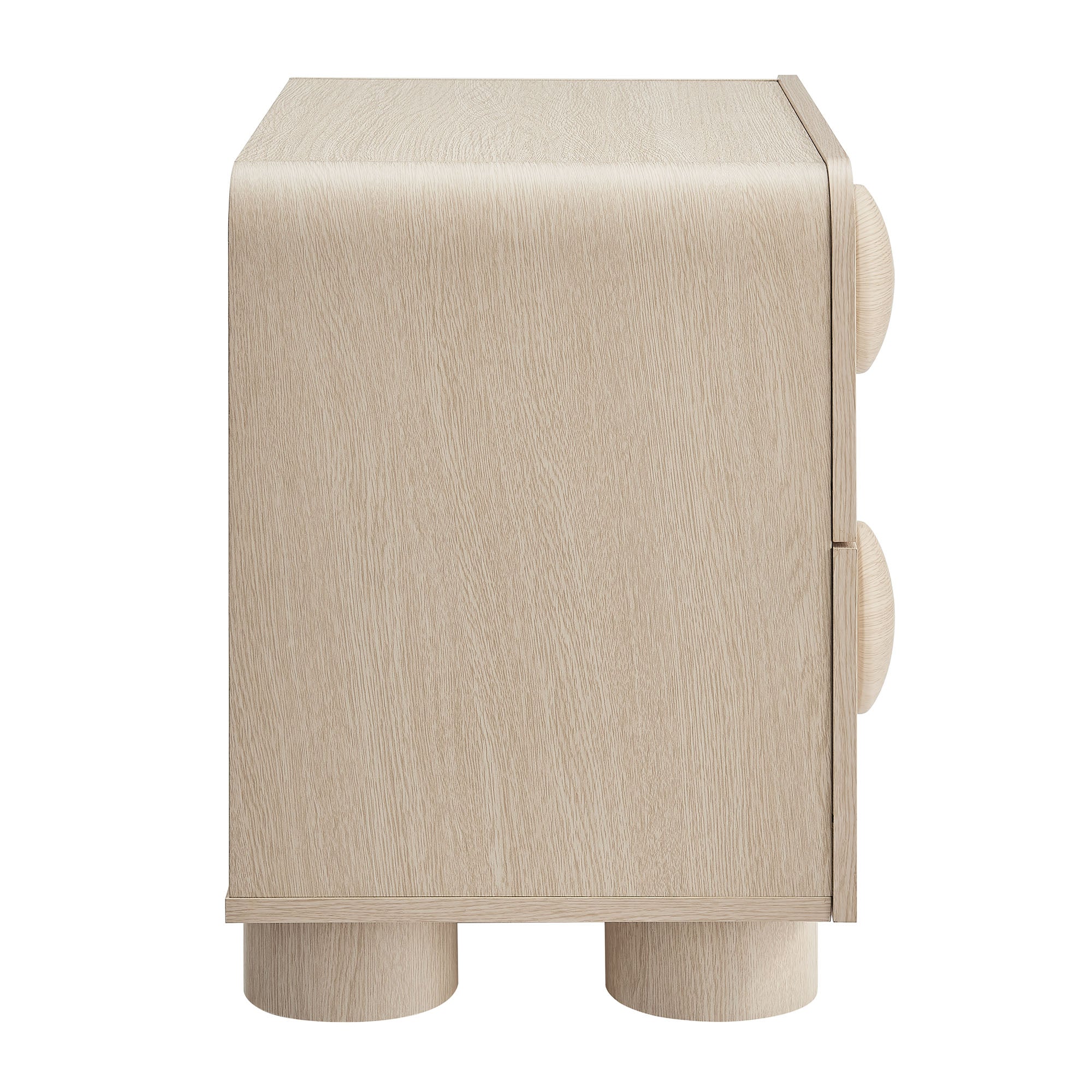 Sonnet 2-Drawer Nightstand, Ash
