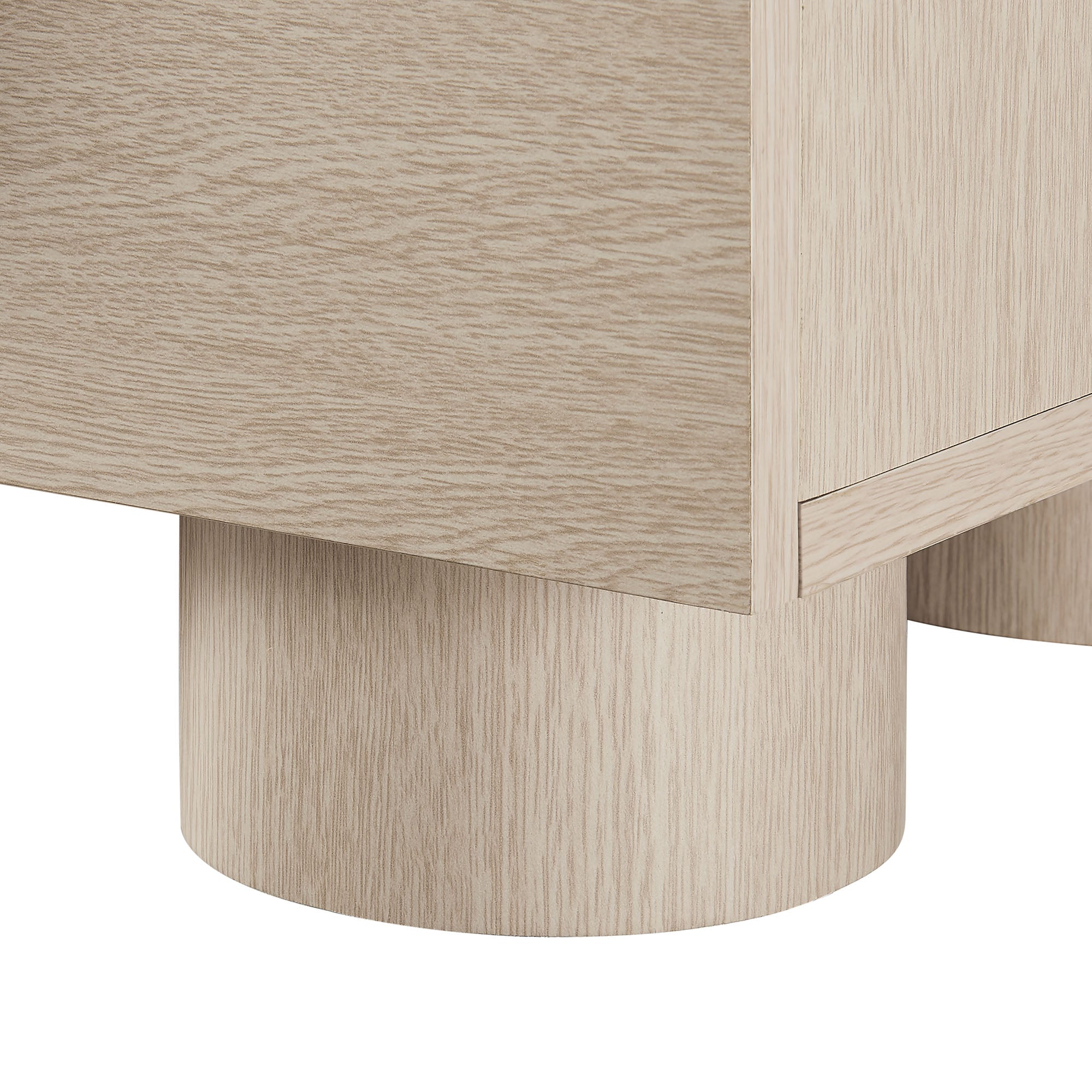 Sonnet 2-Drawer Nightstand, Ash