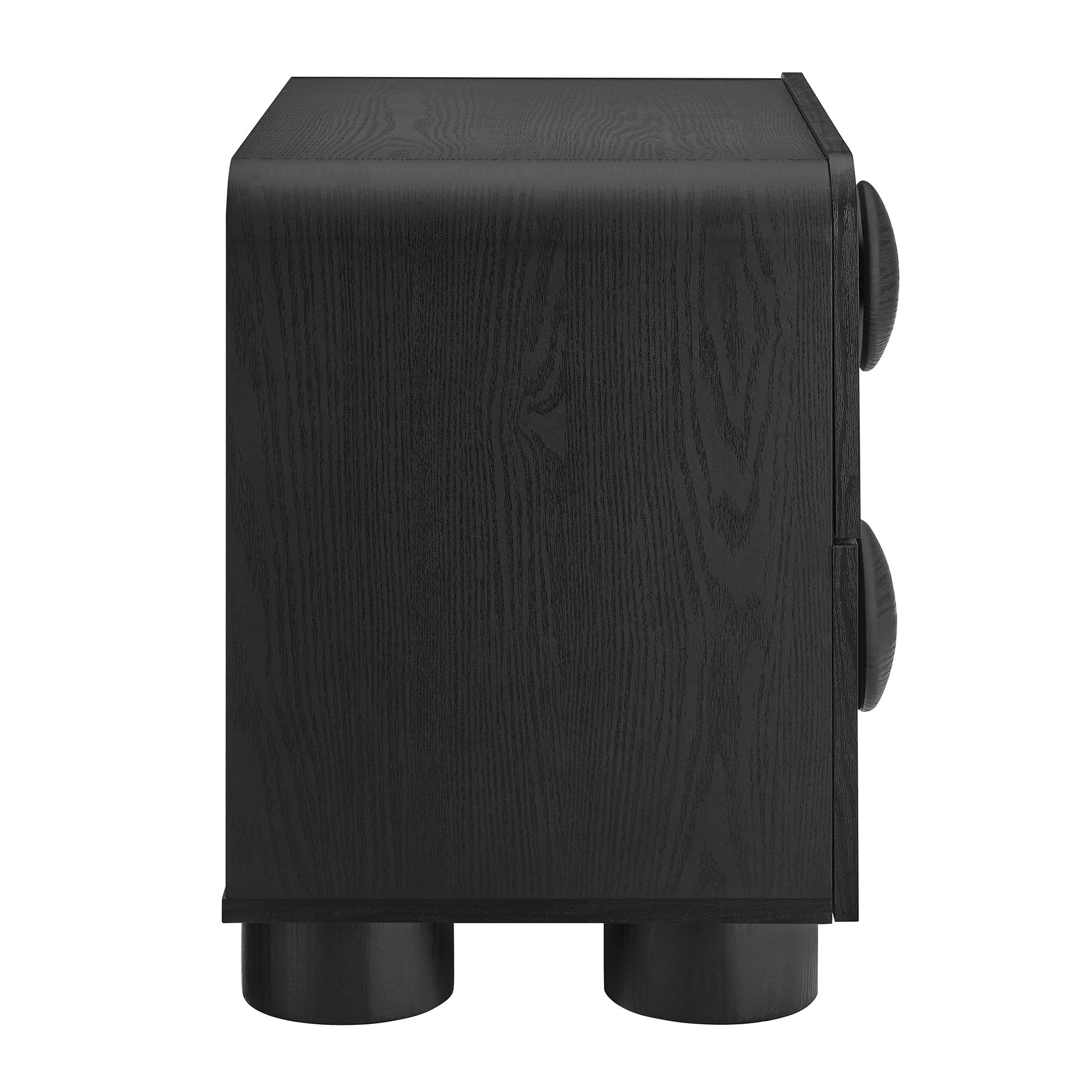 Sonnet 2-Drawer Nightstand, Black