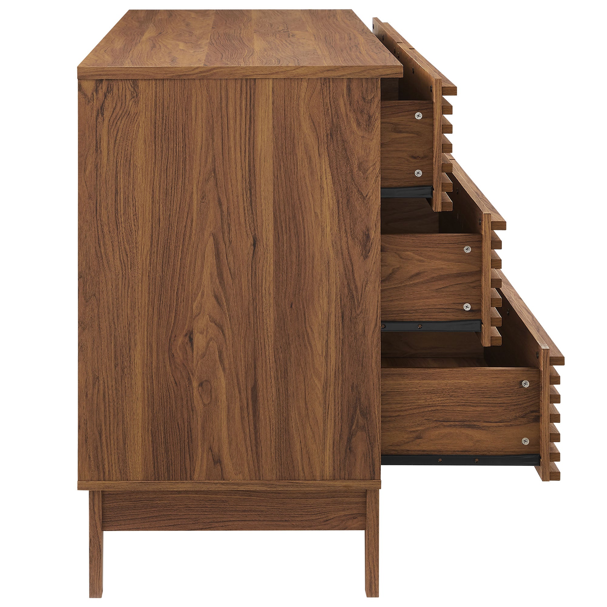 Render 63" 6-Drawer Dresser, Walnut