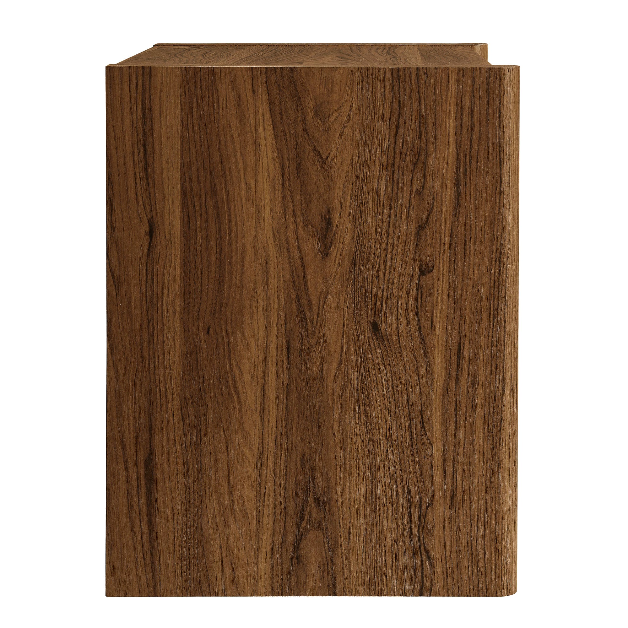 Emric Wave Nightstand, Walnut