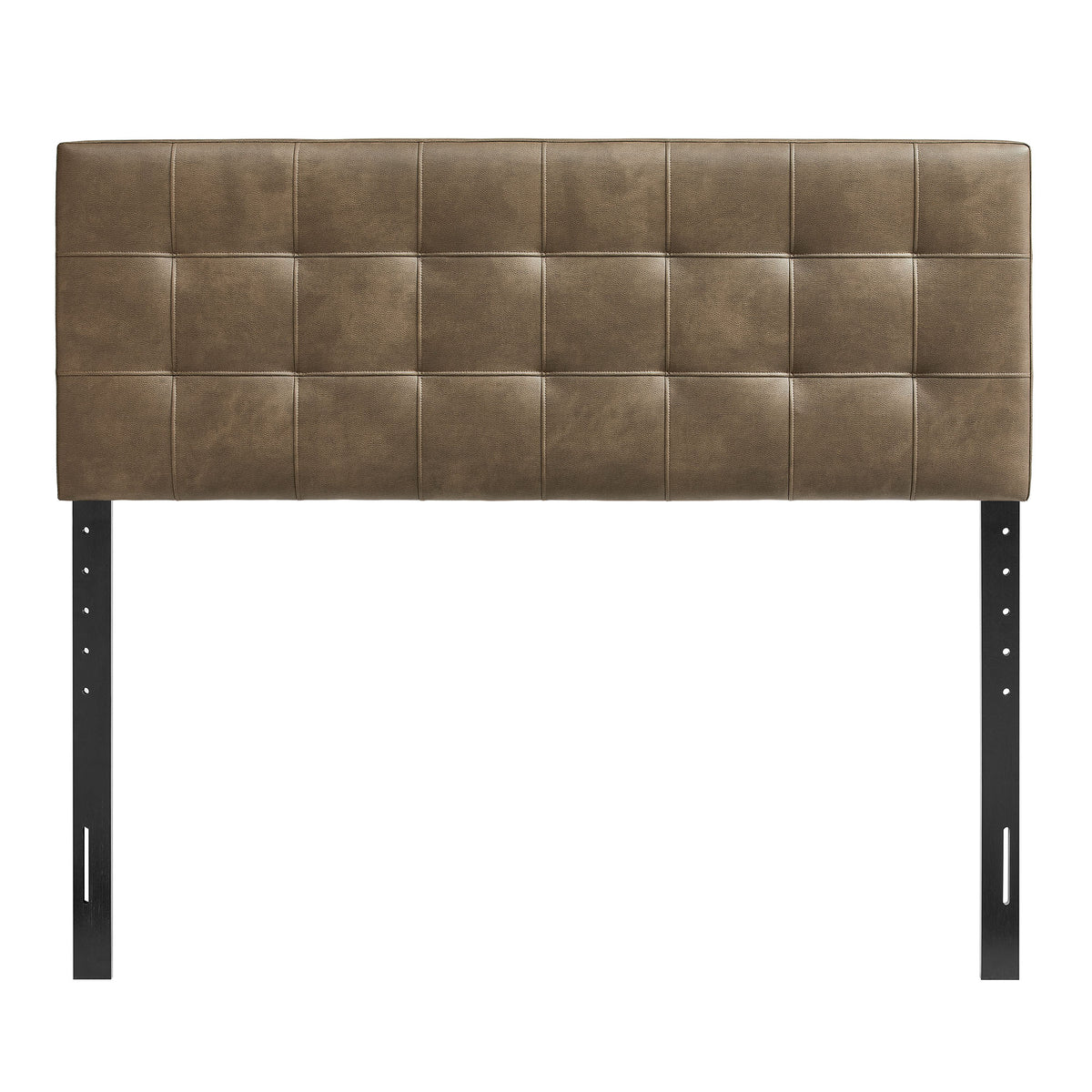 Lily Vegan Leather King Size Headboard, Mushroom