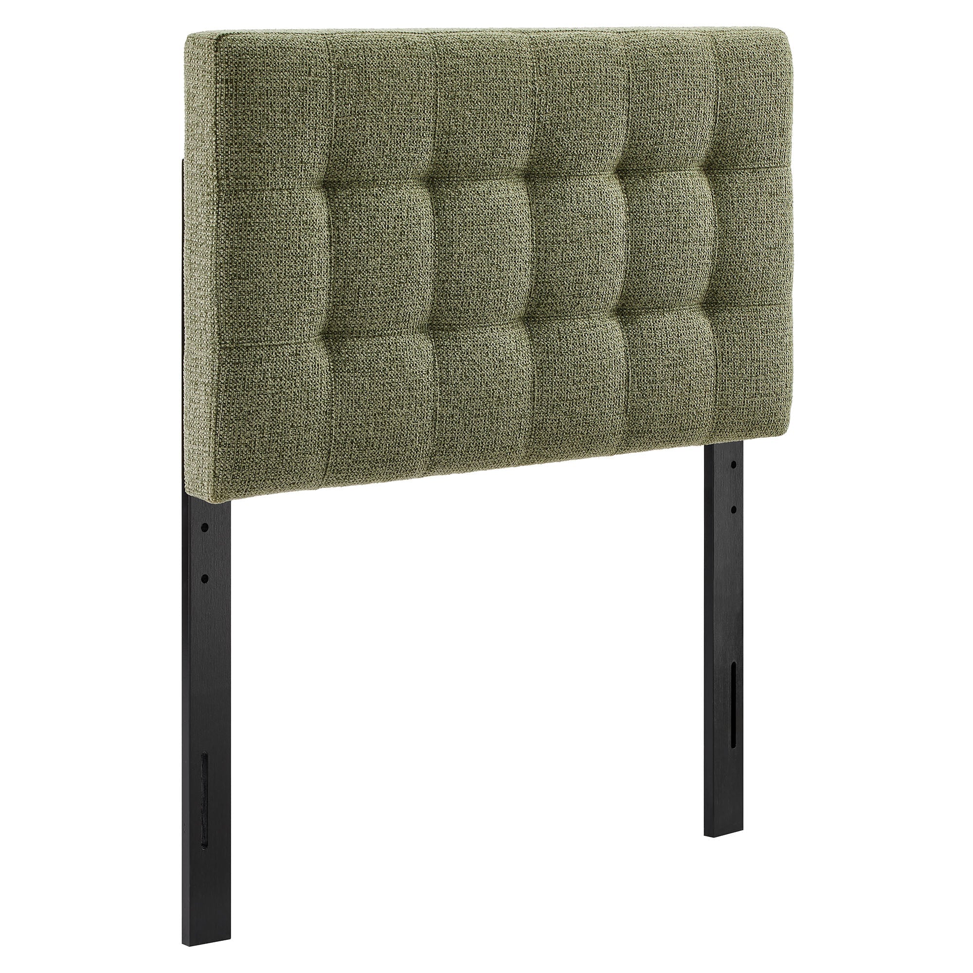 Lily Upholstered Twin Size Headboard, Leaf