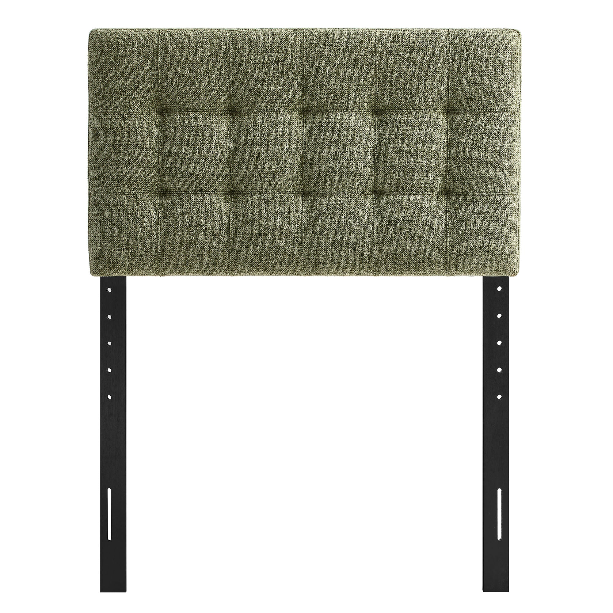 Lily Upholstered Twin Size Headboard, Leaf