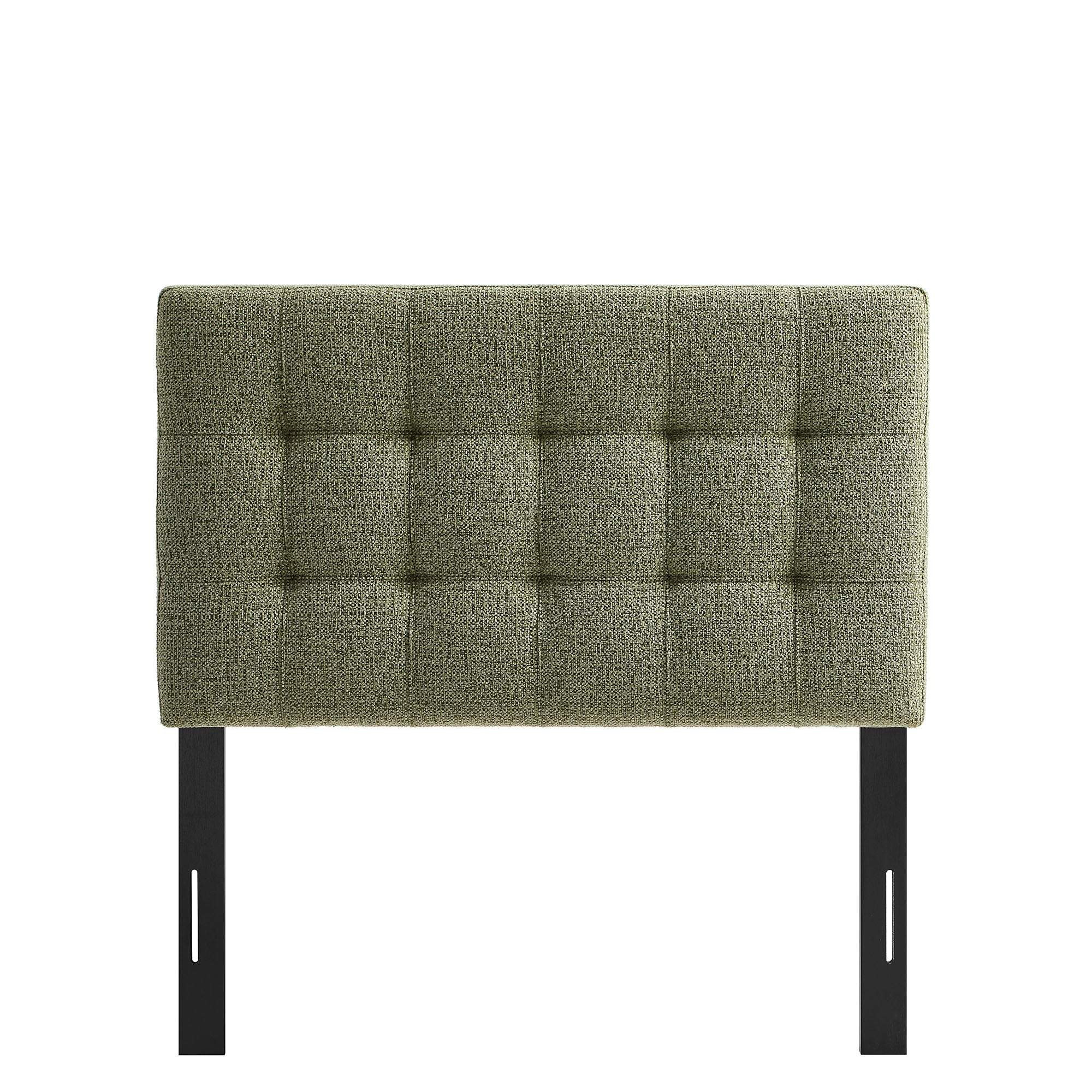 Lily Upholstered Twin Size Headboard, Leaf