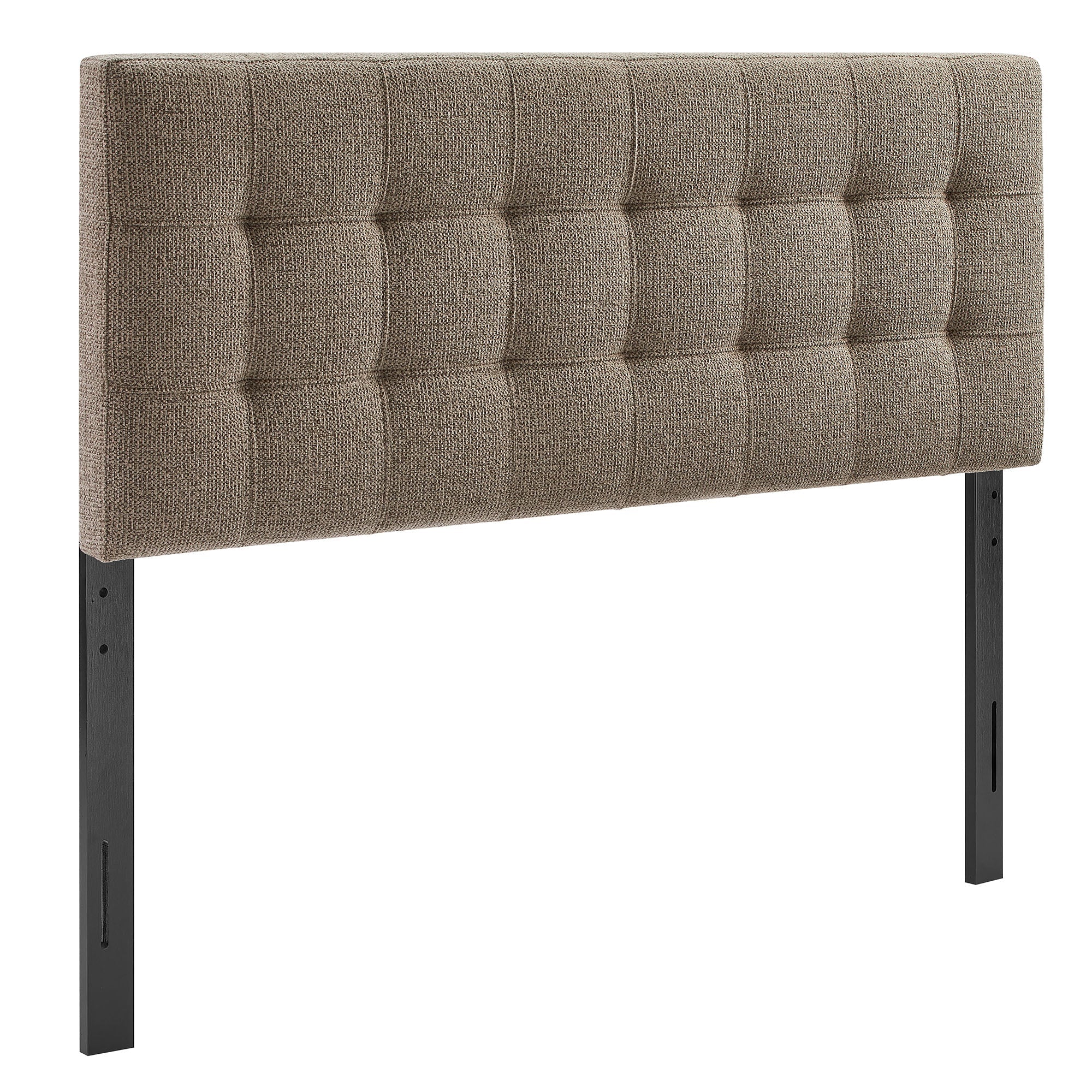 Lily Upholstered Full Size Headboard, Taupe
