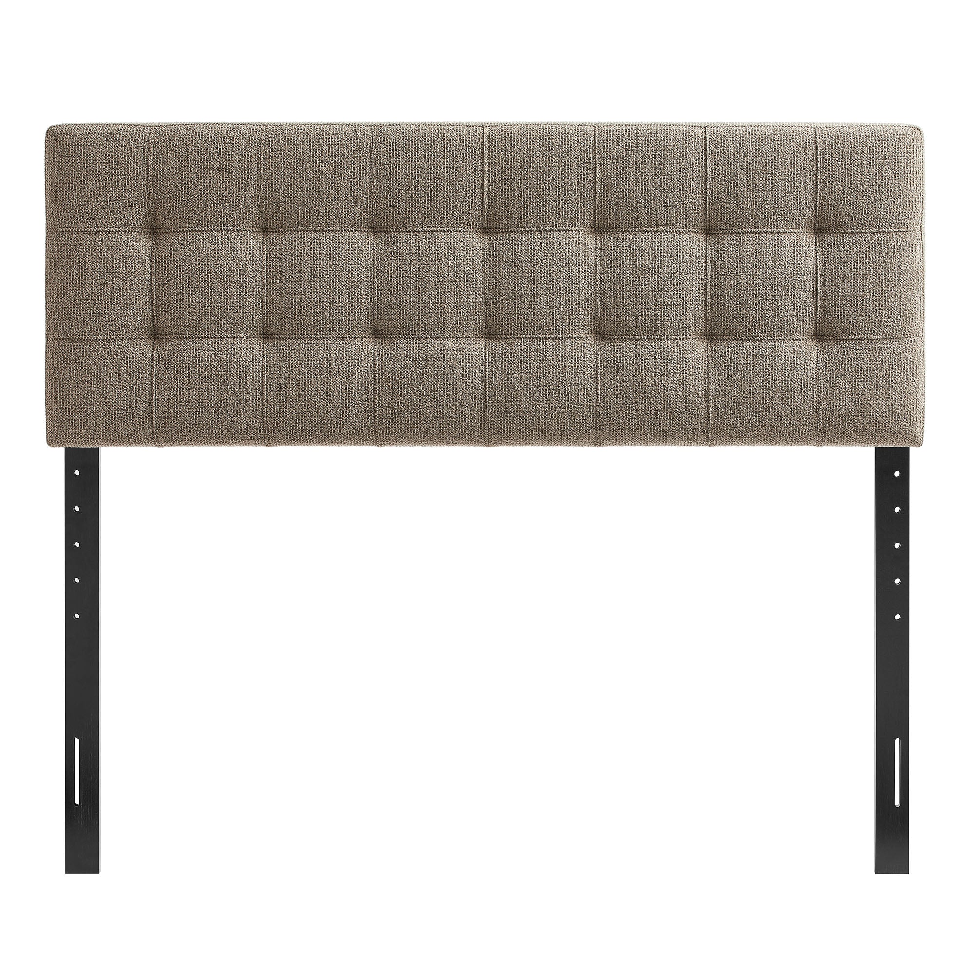 Lily Upholstered Full Size Headboard, Taupe
