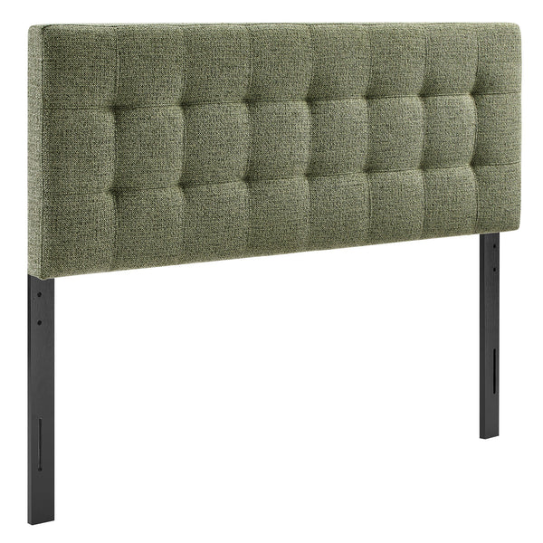 Lily Upholstered King Size Headboard, Leaf