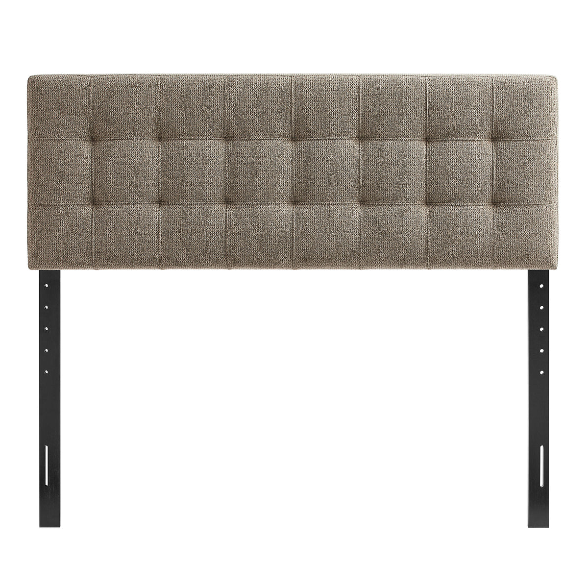 Lily Upholstered King Size Headboard, Taupe
