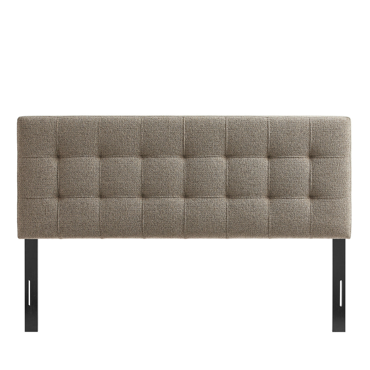 Lily Upholstered King Size Headboard, Taupe