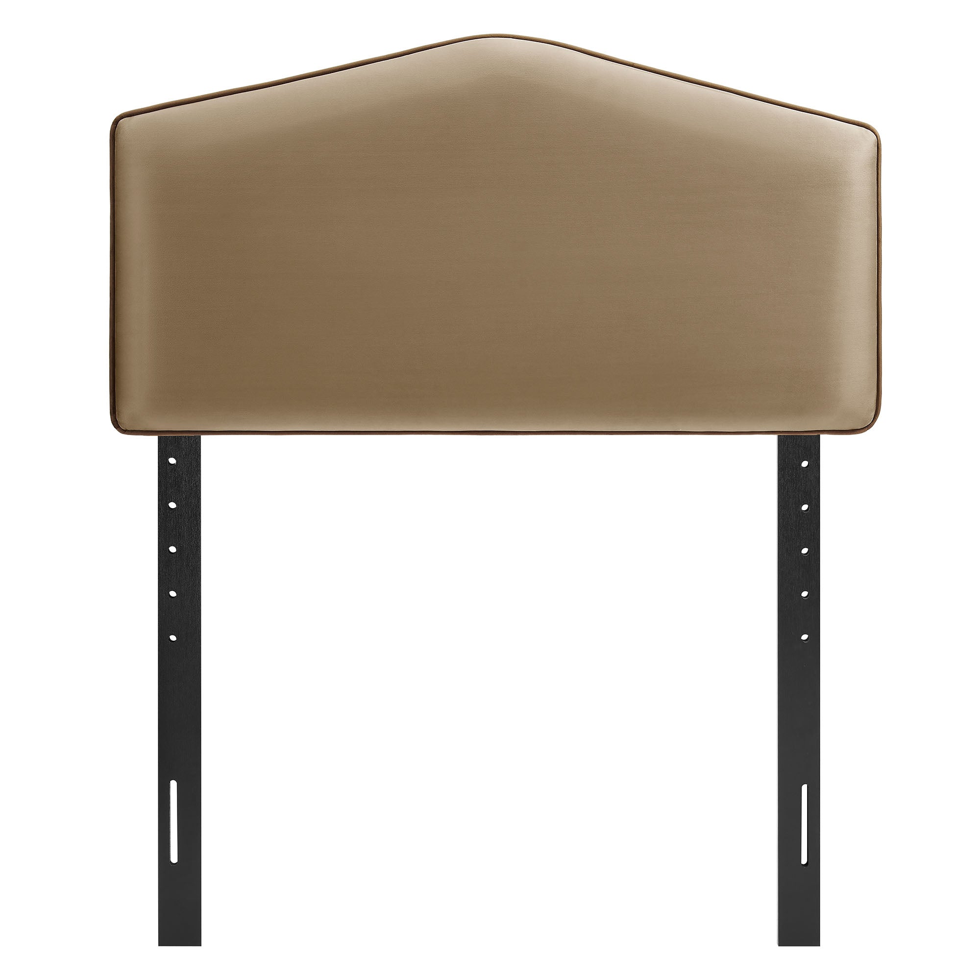 Cosette Performance Velvet Twin Size Headboard, Taupe