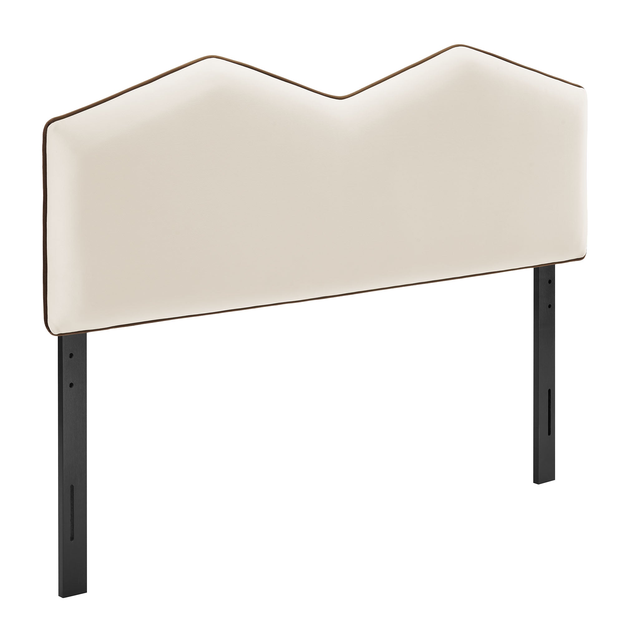 Cosette Performance Velvet Full Size Headboard, Alabaster